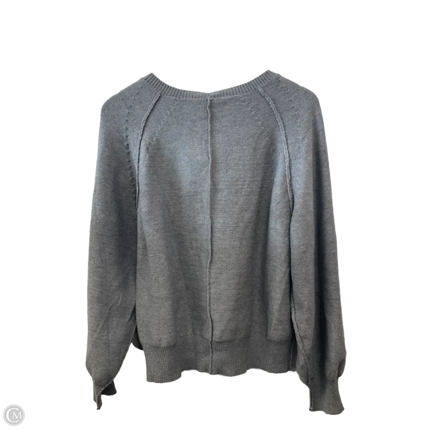 Sweater By Clothes Mentor In Grey, Size: M