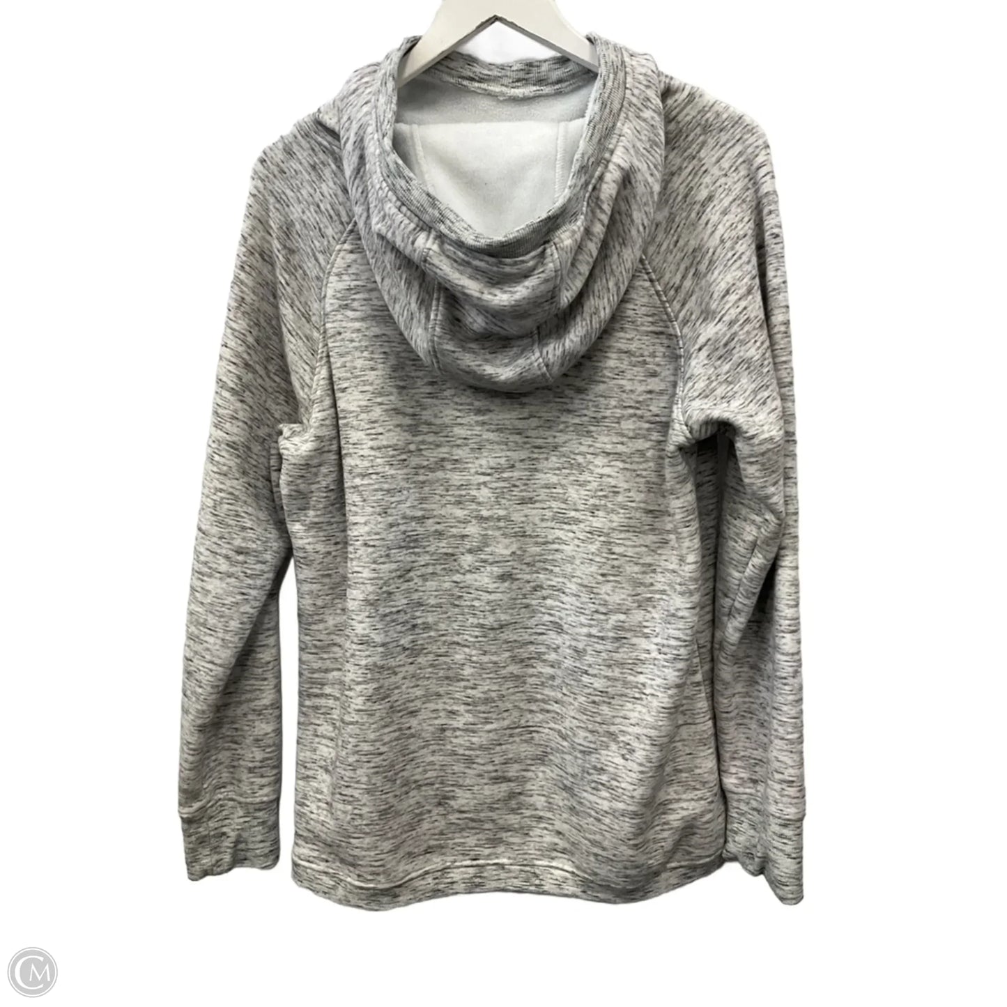 Athletic Sweatshirt Hoodie By 90 Degrees By Reflex In Grey, Size: Xl