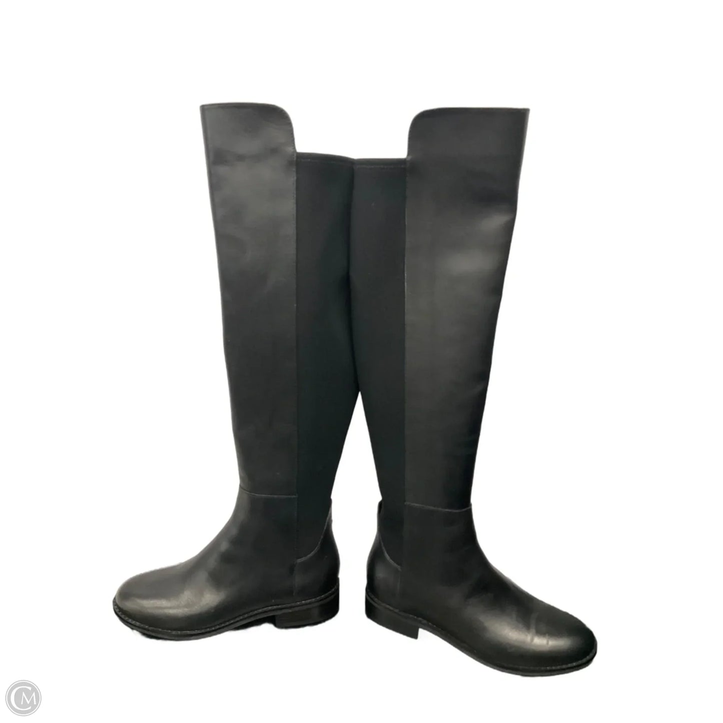 Boots Knee Flats By Cole-haan In Black, Size: 6.5