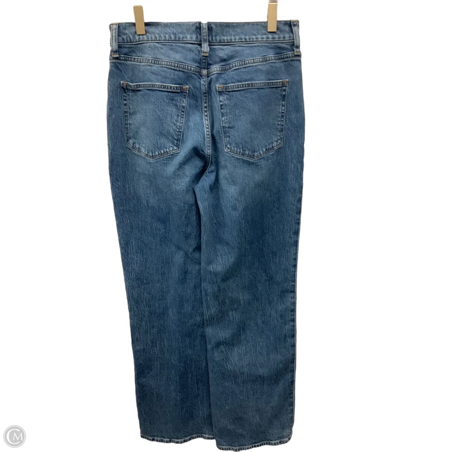 Jeans Wide Leg By J. Crew In Blue Denim, Size: 4