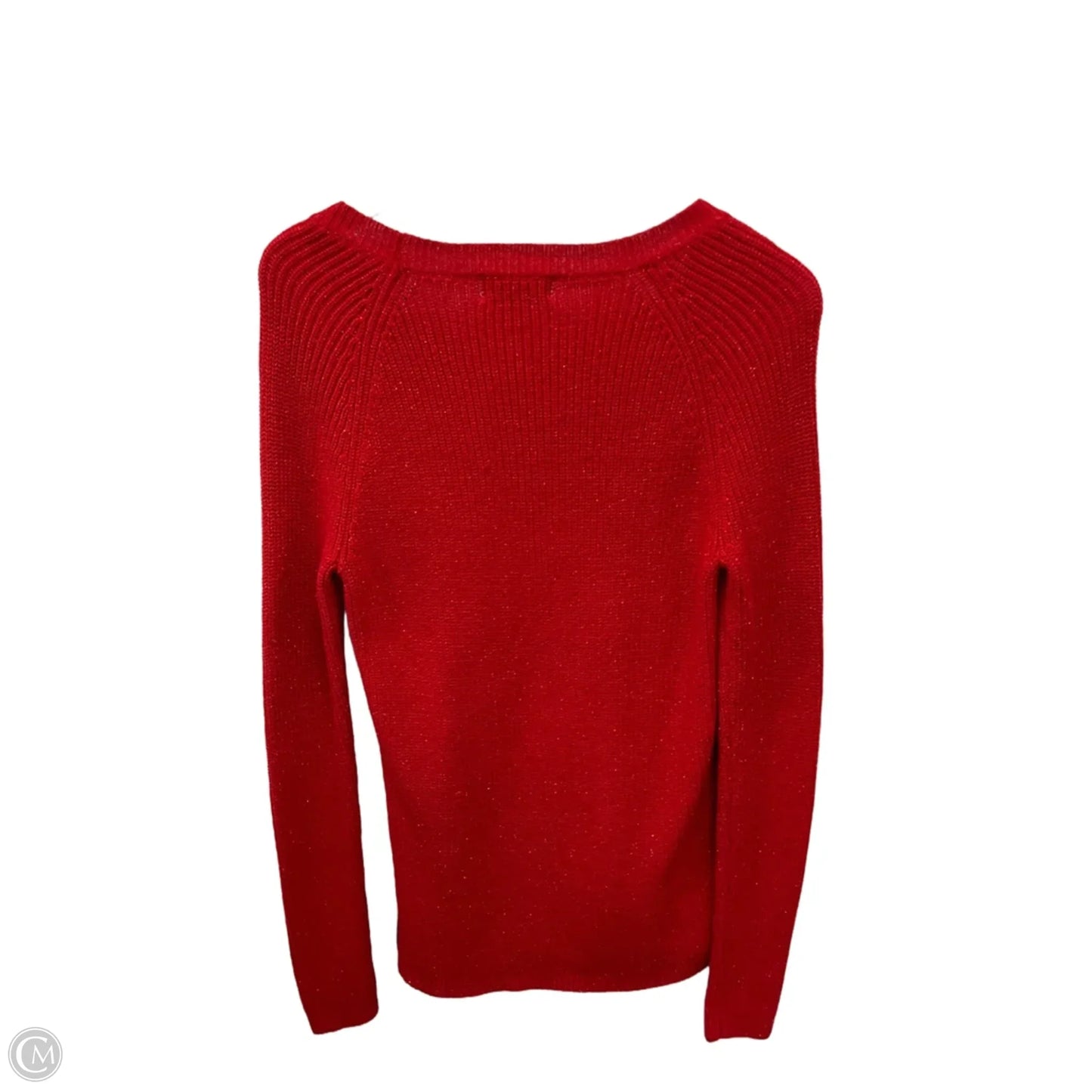 Sweater By Liz Claiborne In Red, Size: M