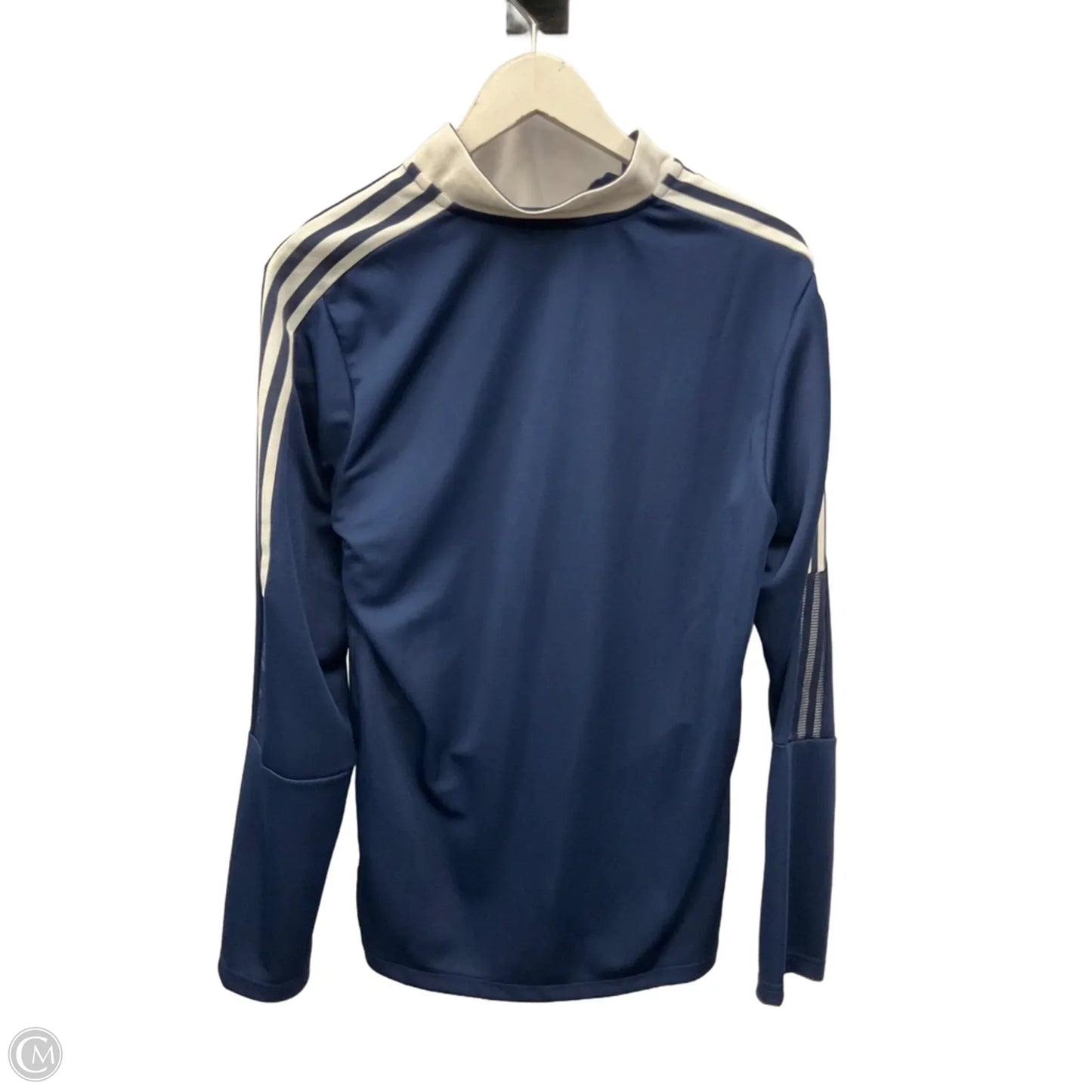 Athletic Jacket By Adidas In Blue, Size: Xl