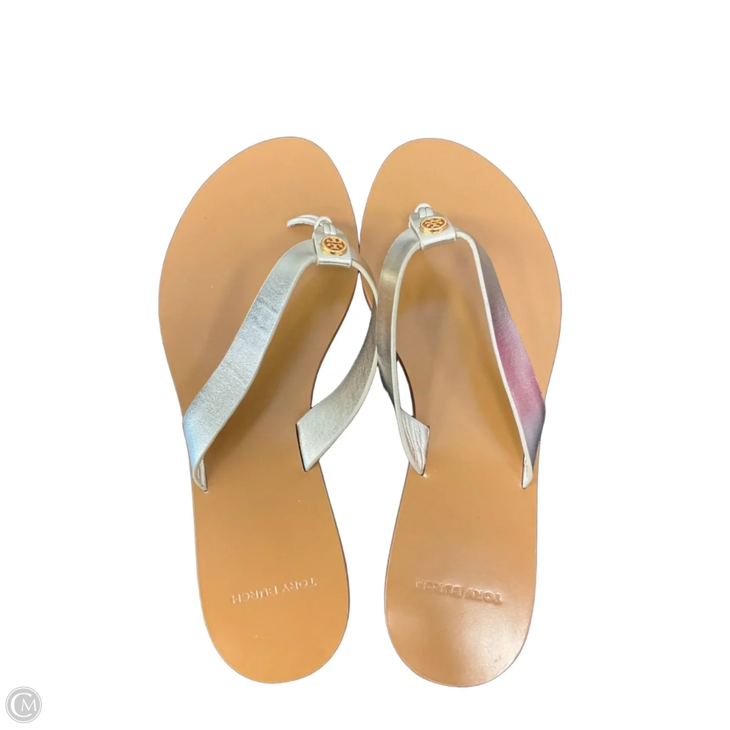 Sandals Designer By Tory Burch In Gold, Size: 8.5