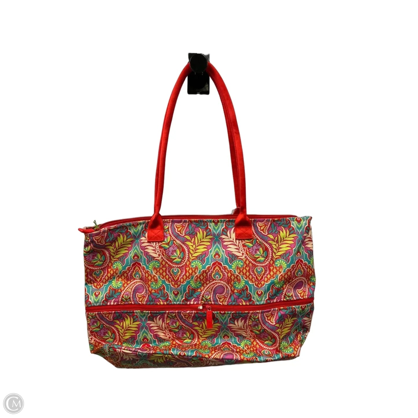 Handbag By Vera Bradley, Size: Large