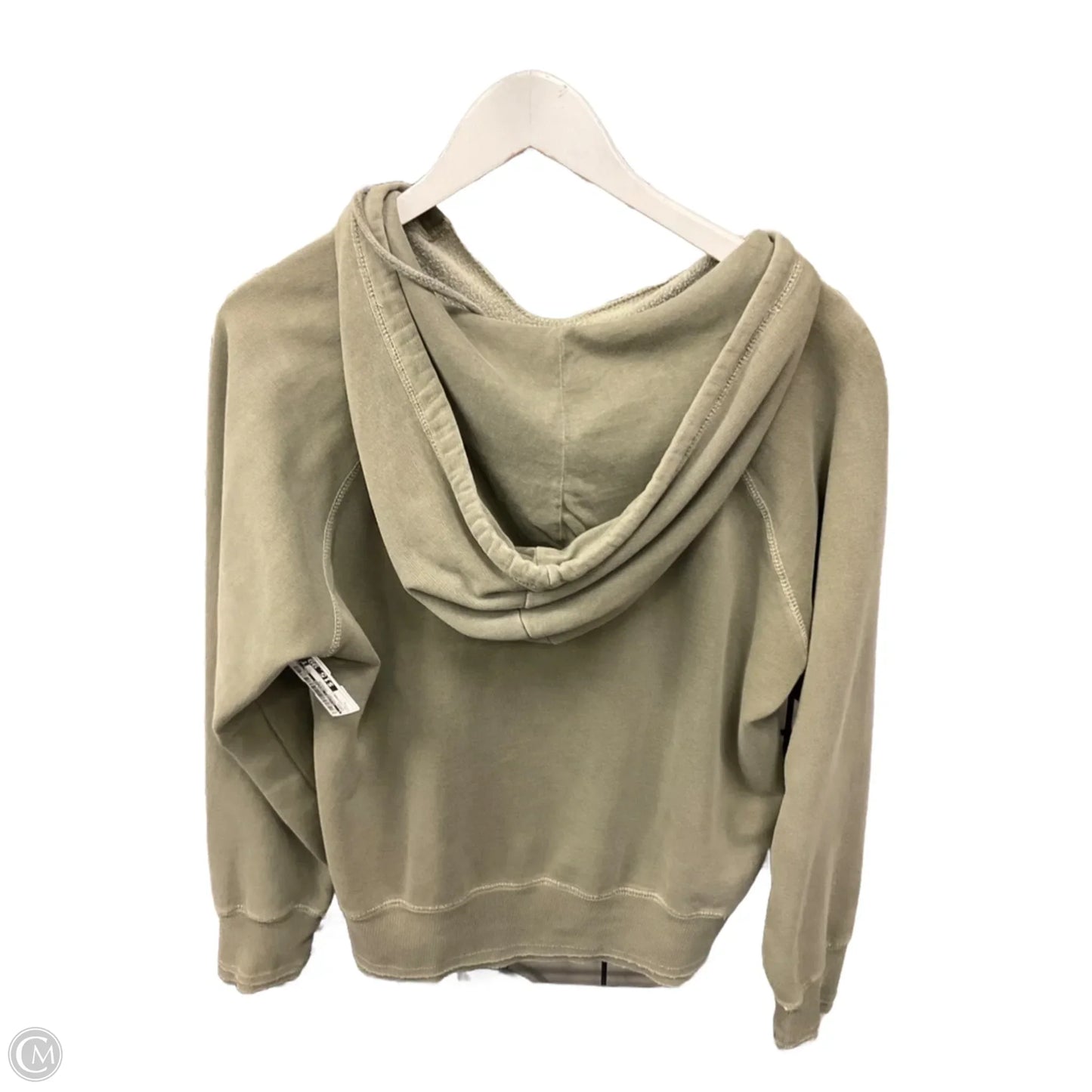 Sweatshirt Hoodie By Clothes Mentor In Green, Size: L