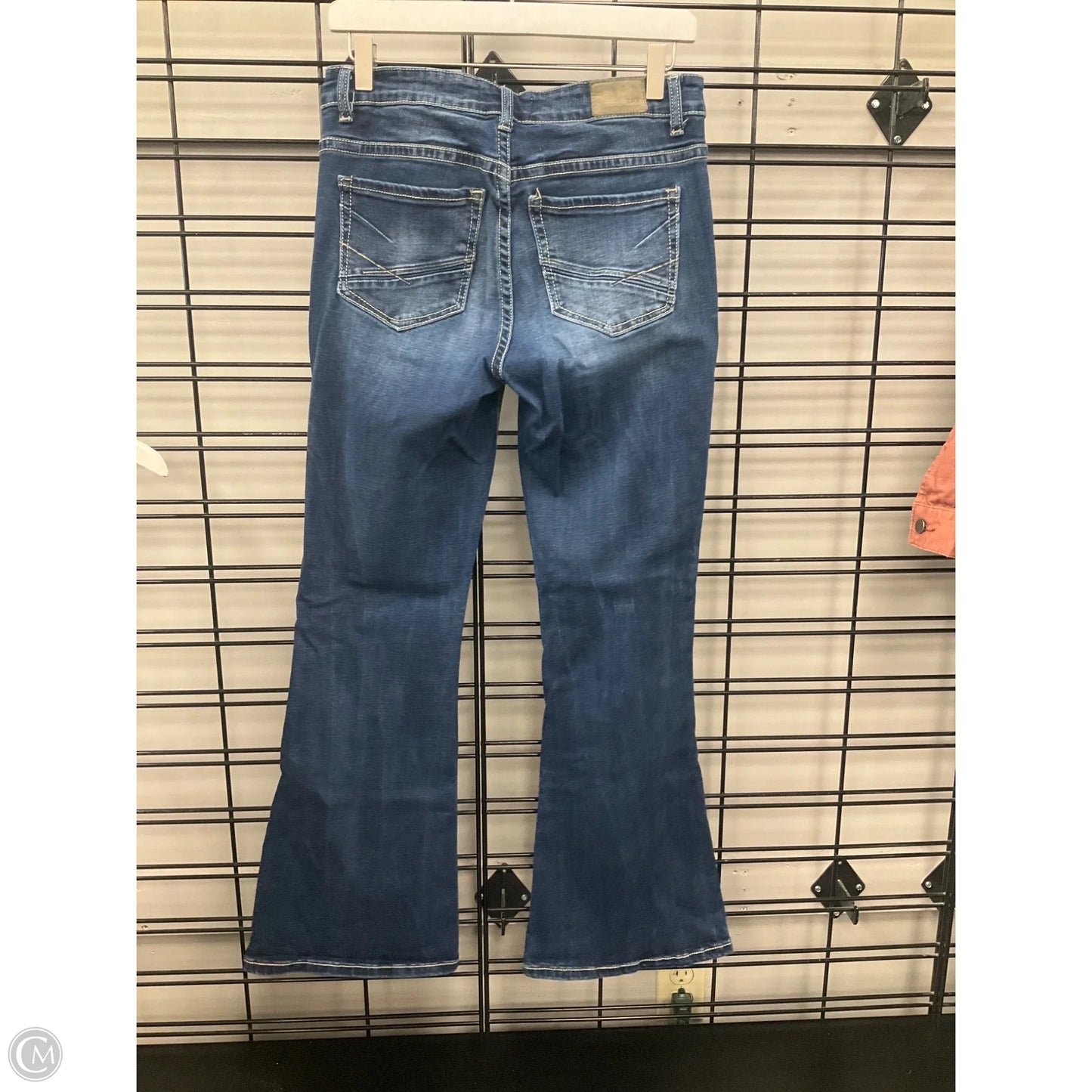 Jeans Flared By Bke In Blue Denim, Size: 4