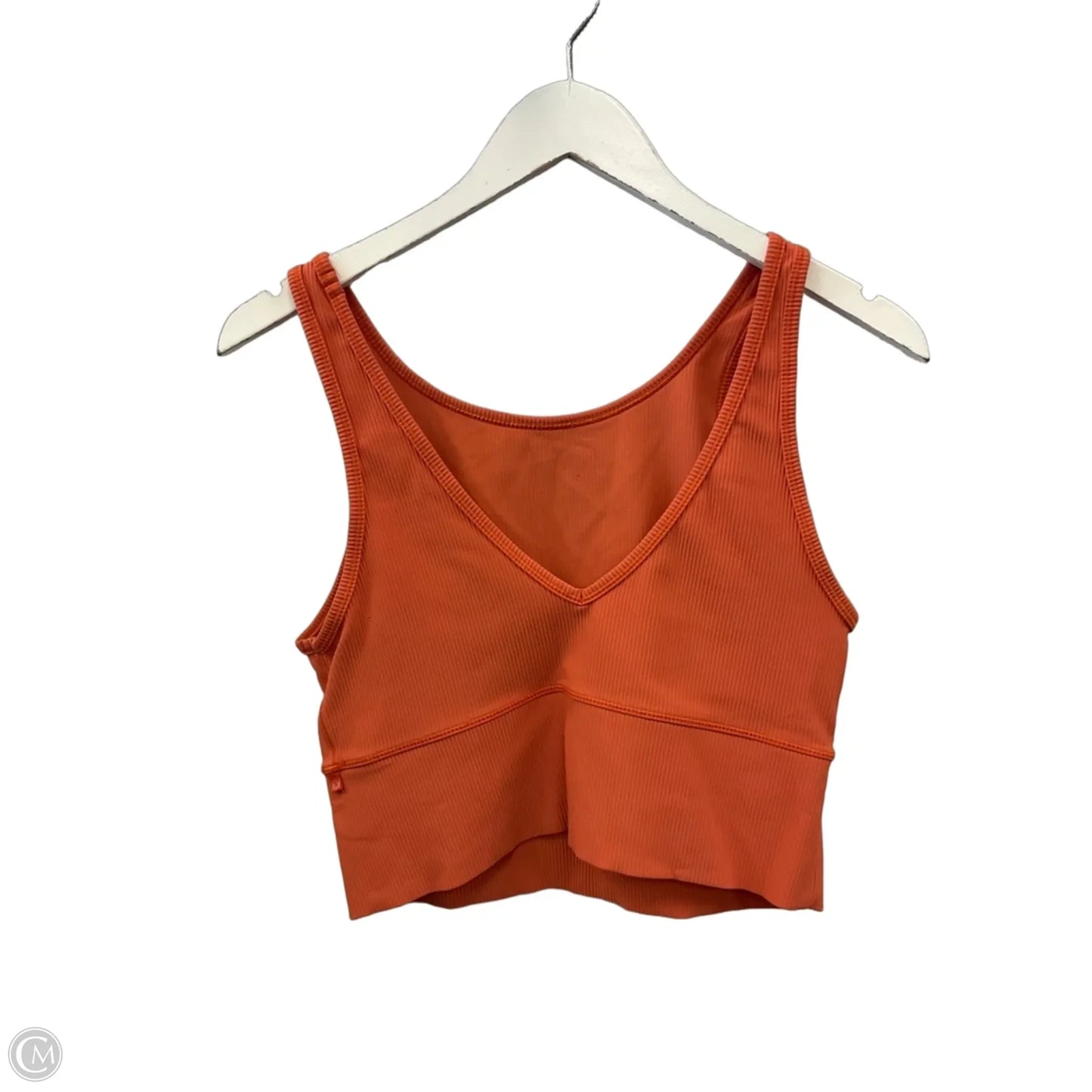 Athletic Tank Top By Lululemon In Orange, Size: L