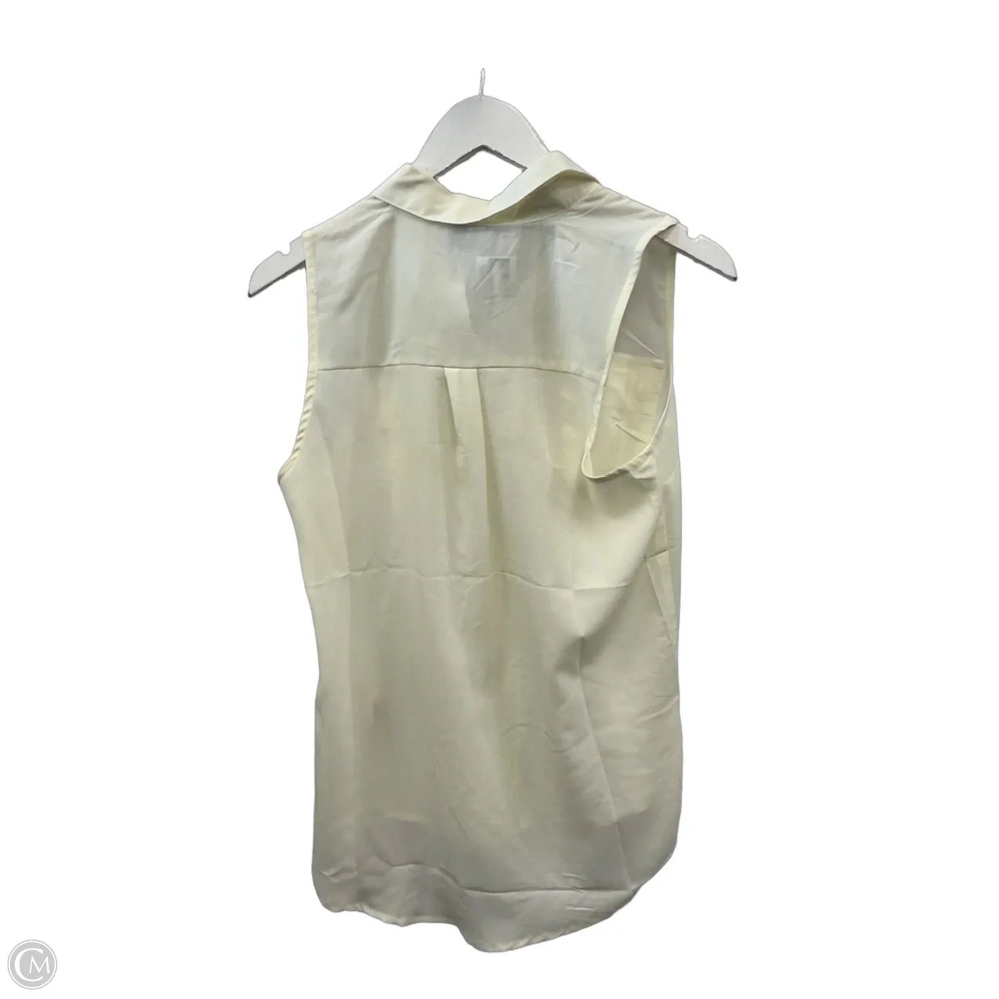 Top Sleeveless By Edge In Cream, Size: S