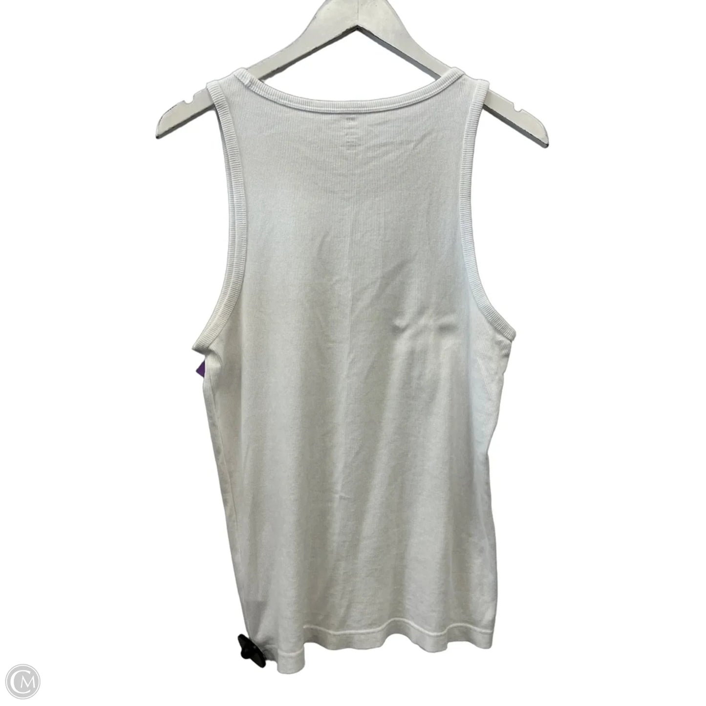 Tank Top By H&m In White, Size: M