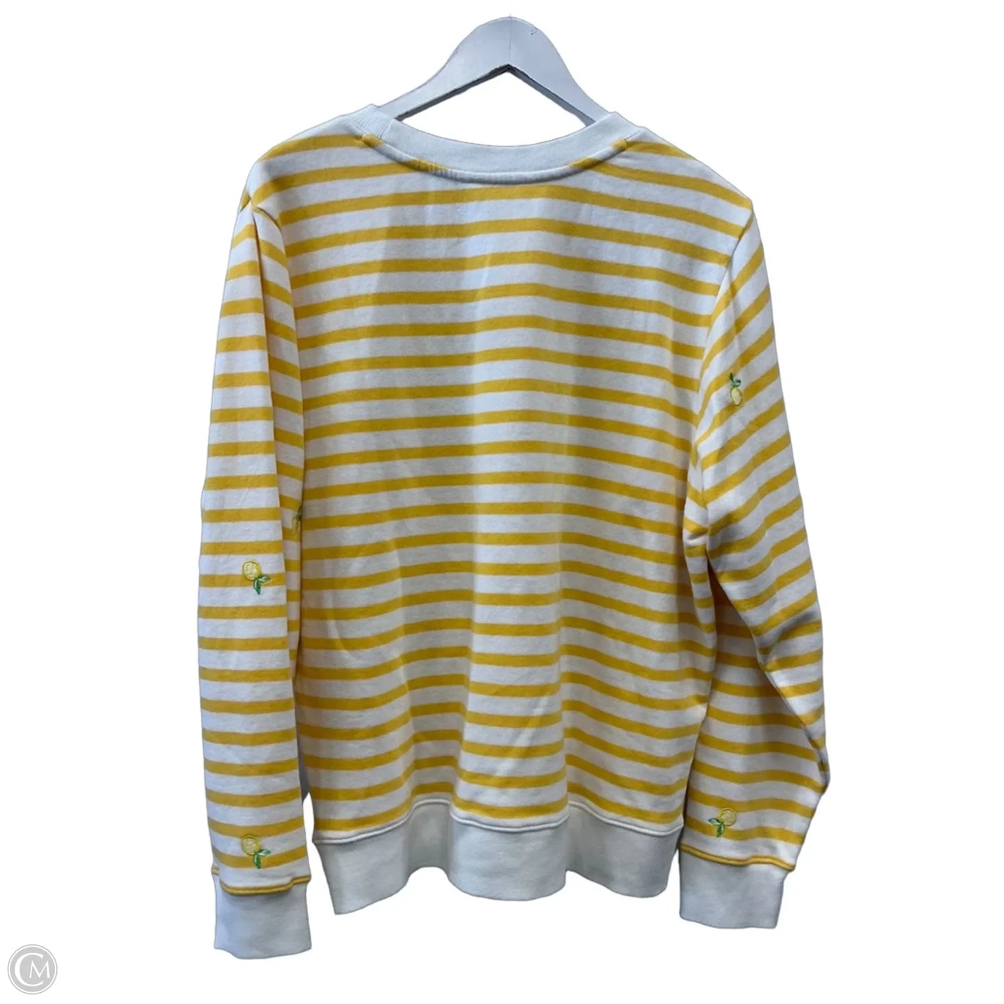 Sweatshirt Collar By Lilly Pulitzer In Yellow, Size: L