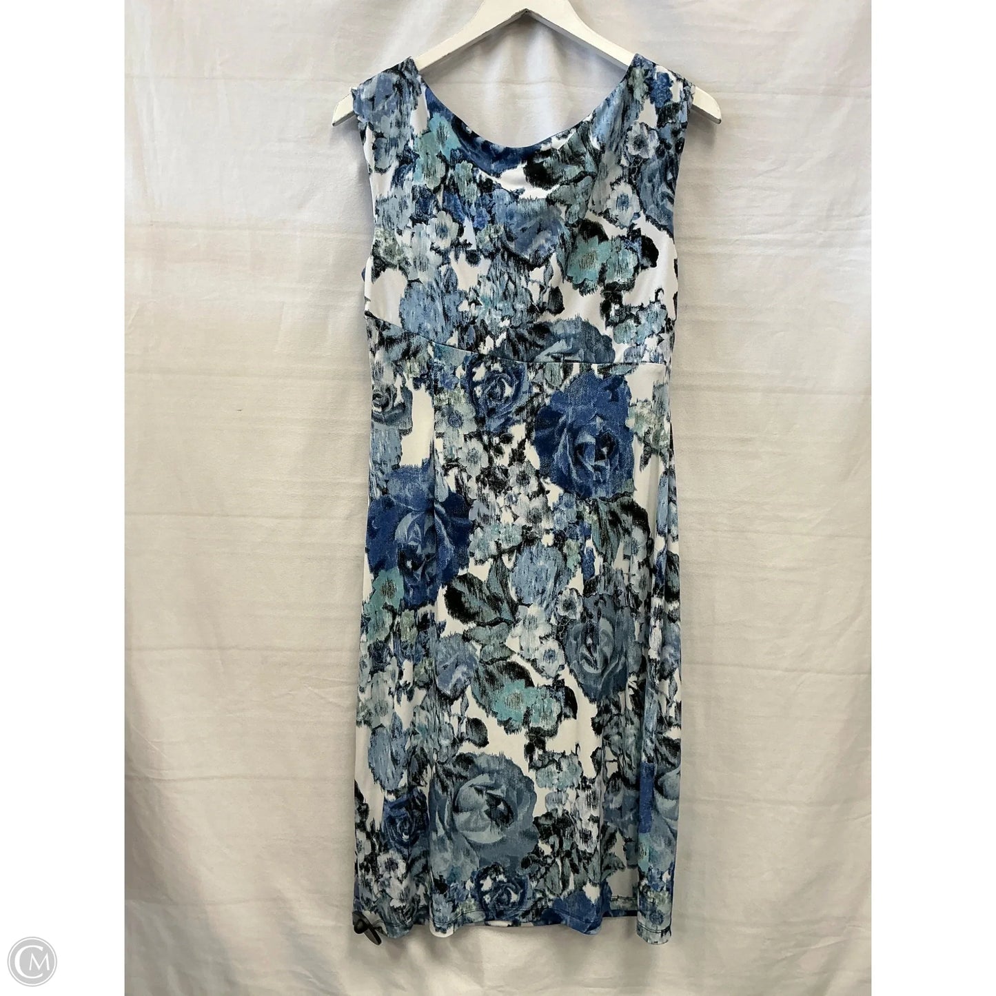 Dress Casual Short By Connected Apparel In Blue, Size: L