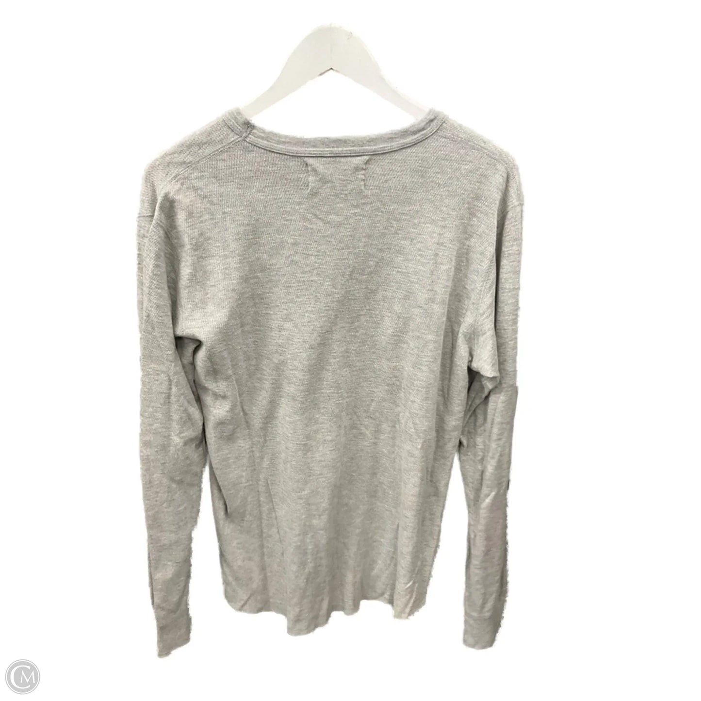 Athletic Top Long Sleeve Crewneck By Clothes Mentor In Grey, Size: M