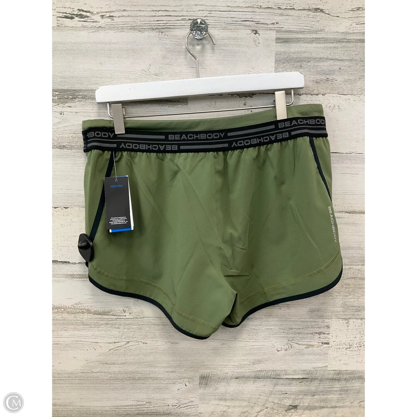 Athletic Shorts By Clothes Mentor In Green, Size: L