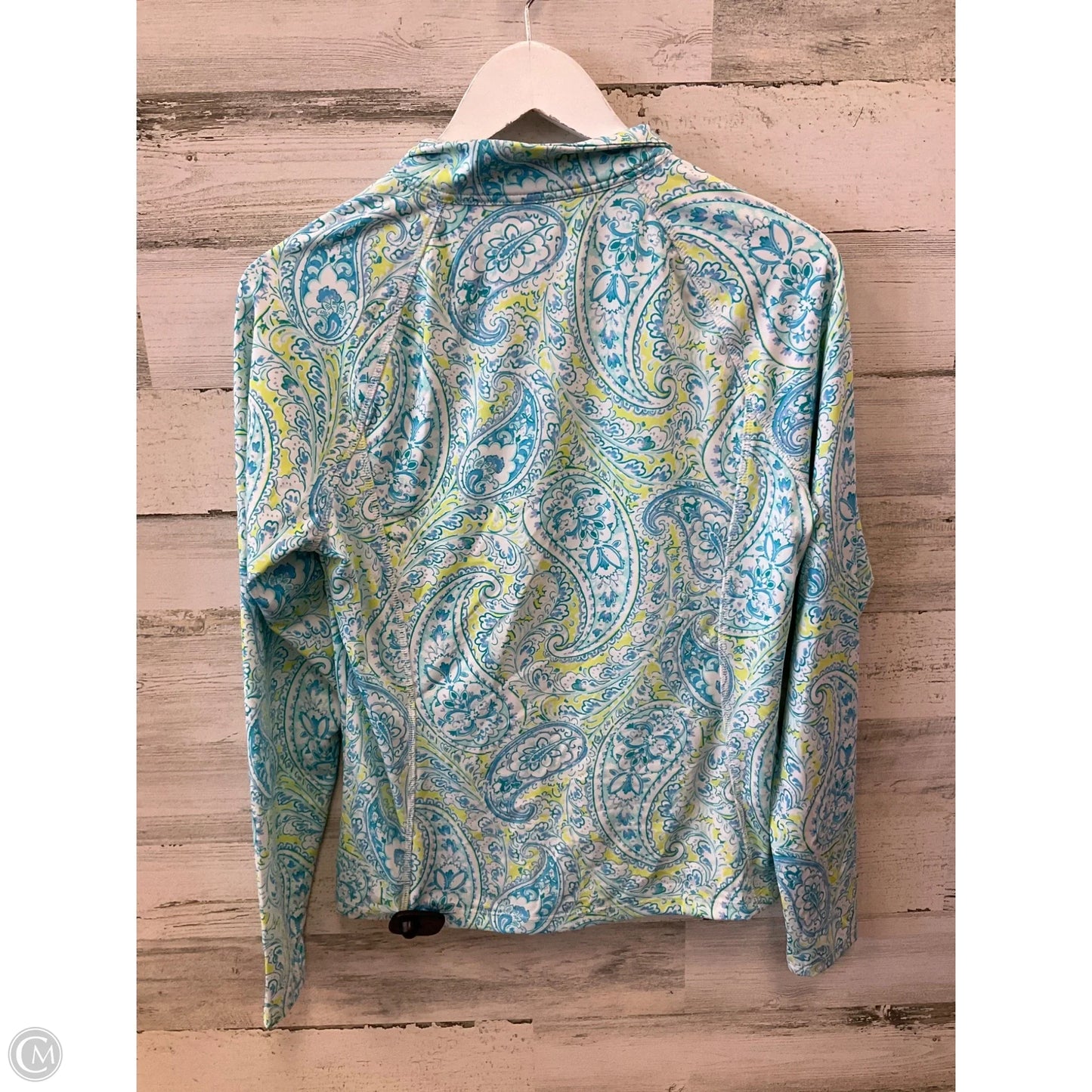 Athletic Jacket By Sigrid Olsen In Aqua, Size: M