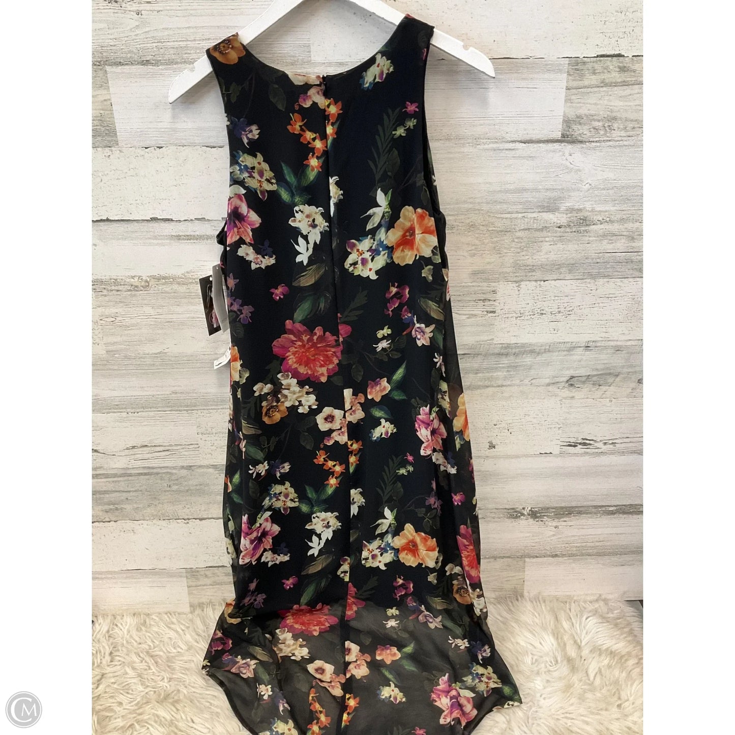 Dress Casual Midi By Karen Kane In Black & Brown, Size: S