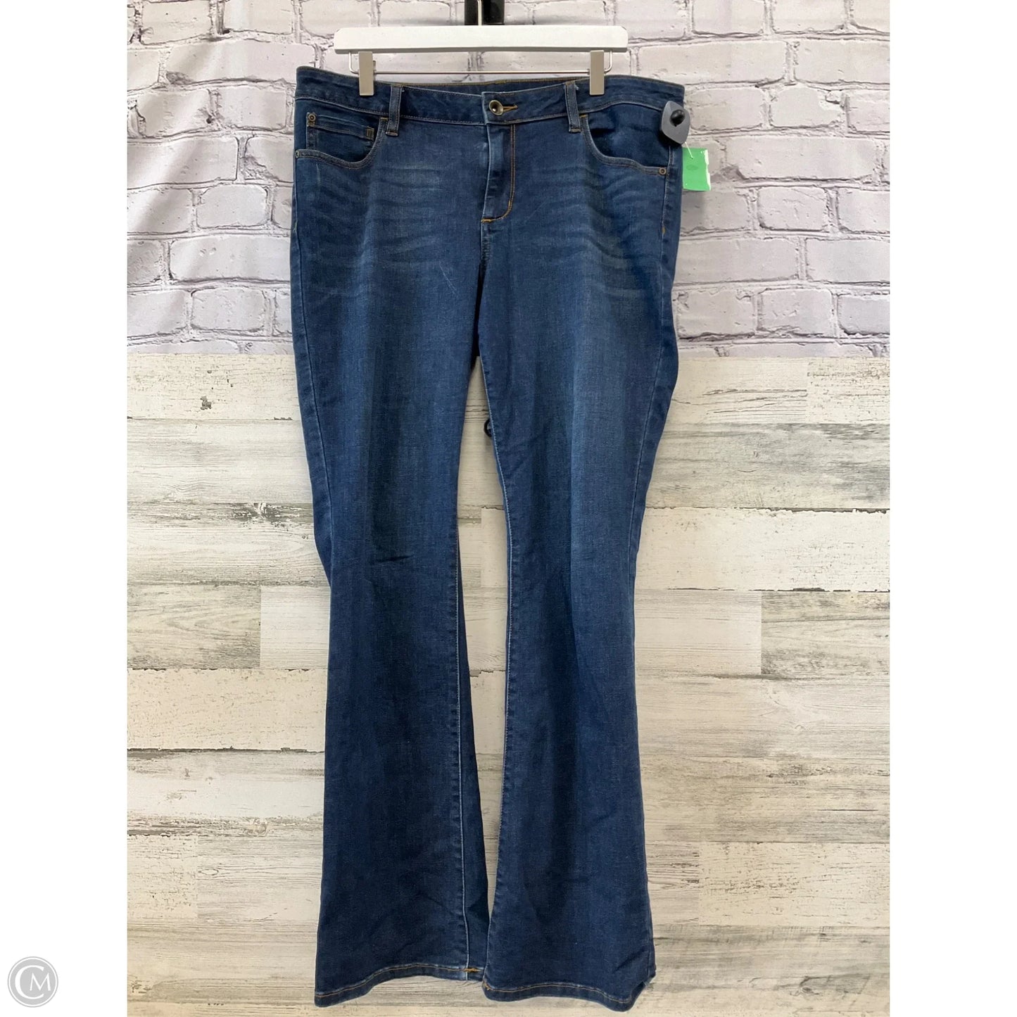 Jeans Boot Cut By Ana In Blue Denim, Size: 14