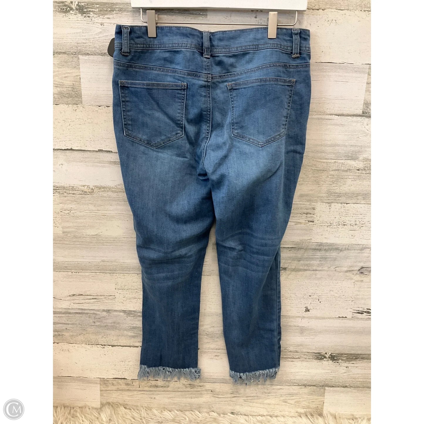 Jeans Skinny By One 5 One In Blue Denim, Size: 6