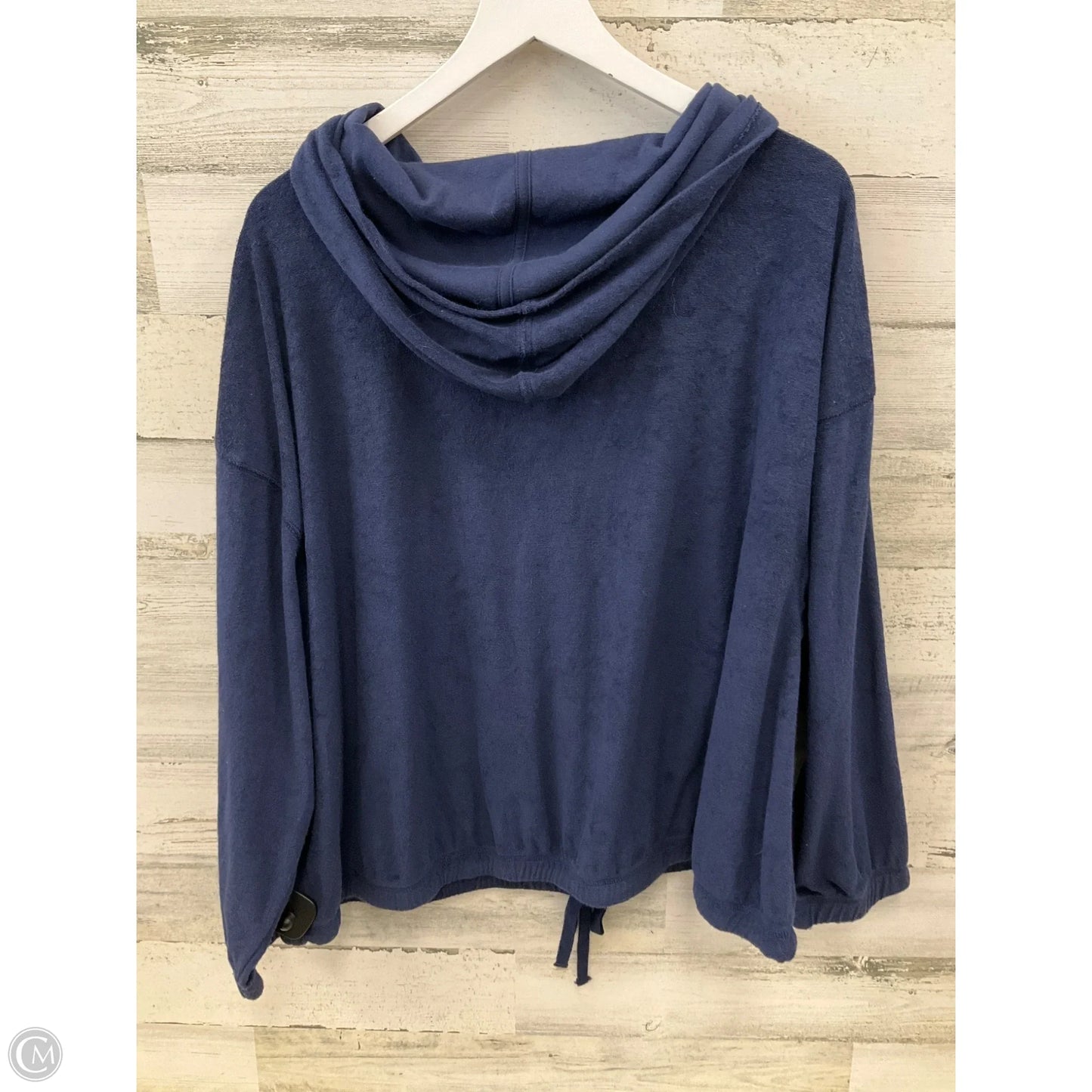 Sweatshirt Hoodie By Ava & Viv In Navy, Size: 2x