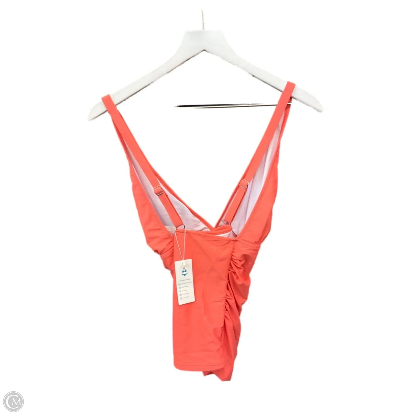 Swimsuit Top By Clothes Mentor In Orange, Size: L