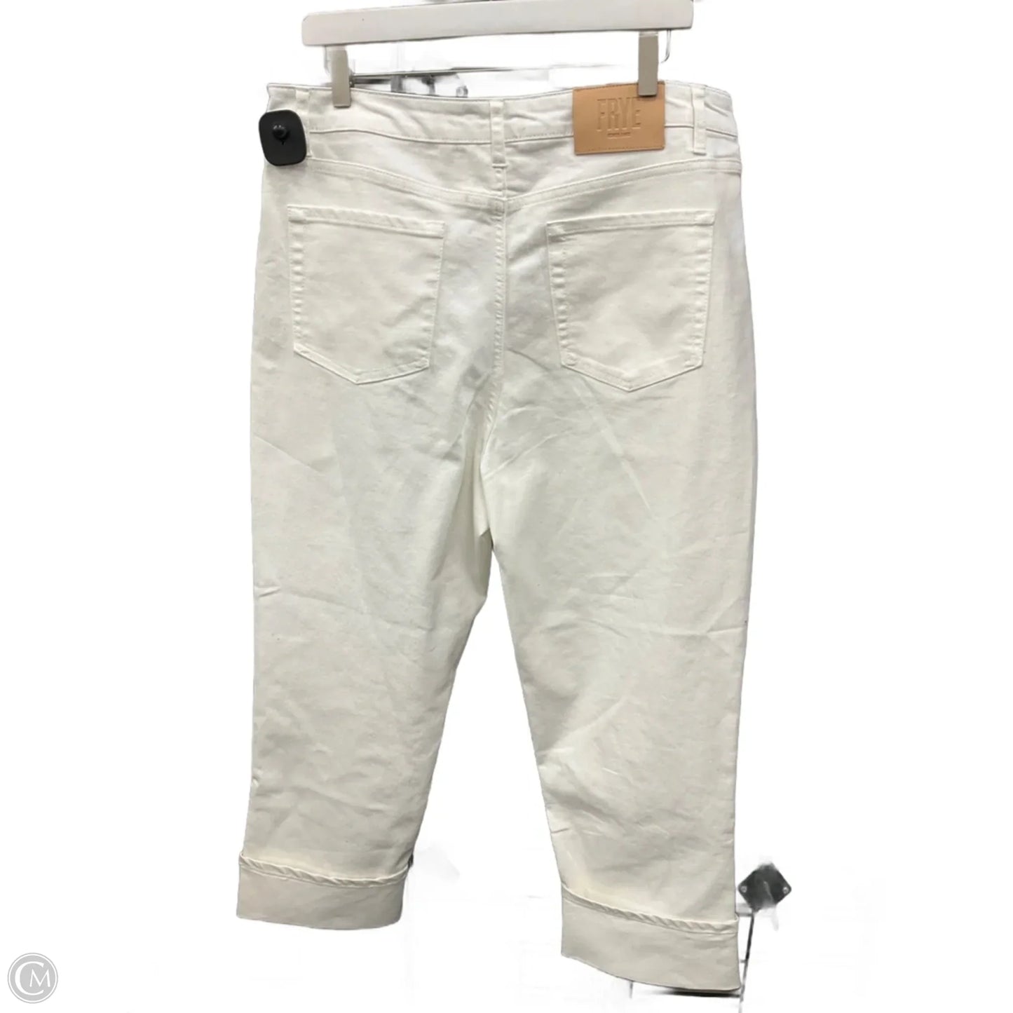Jeans Designer By Frye In White, Size: 14