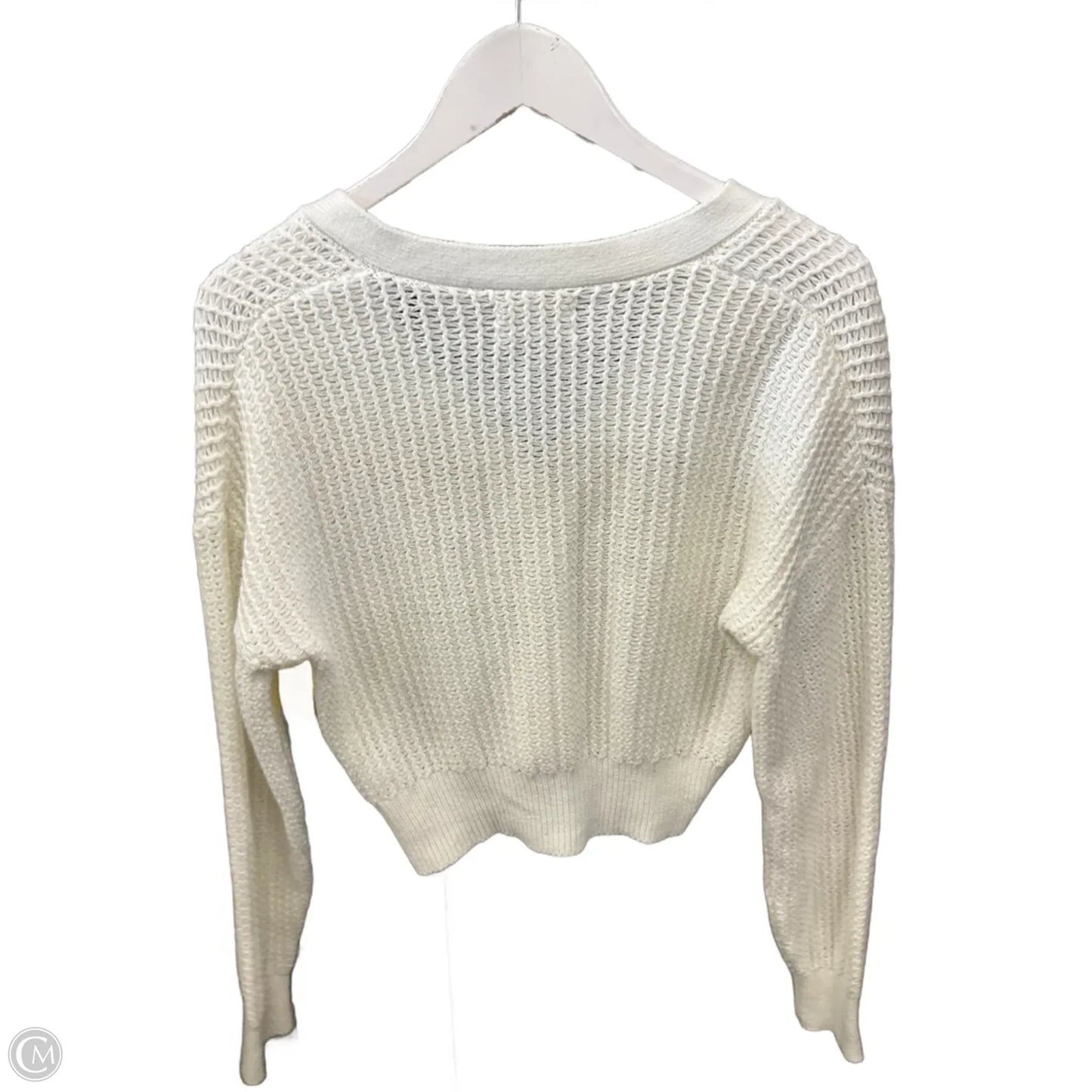 Sweater Cardigan By Urban Outfitters In Yellow, Size: M