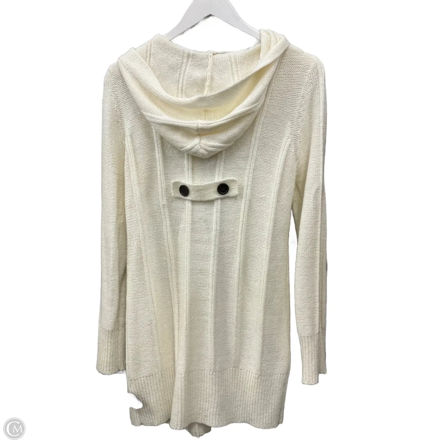 Sweater Cardigan By Say What In Cream, Size: Xl
