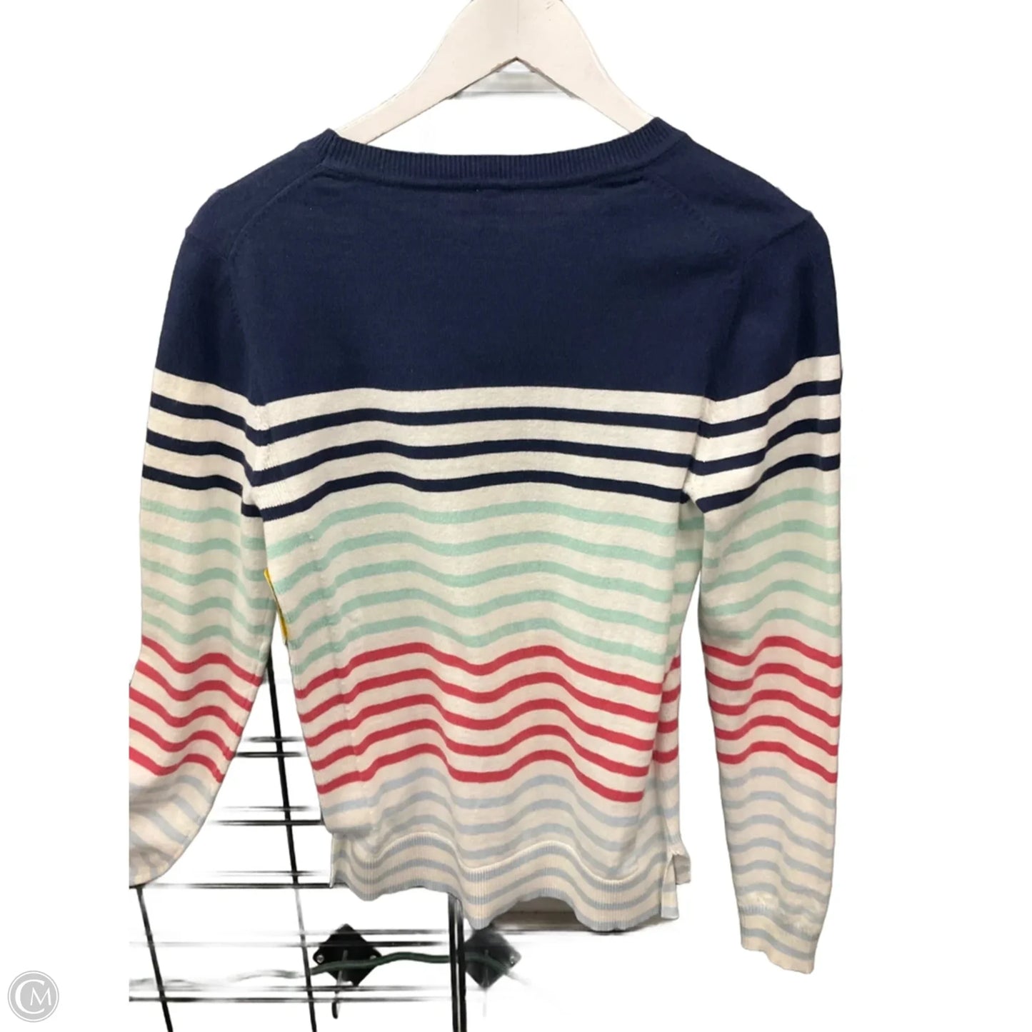 Top Long Sleeve By Southern Tide In Blue & Green, Size: S
