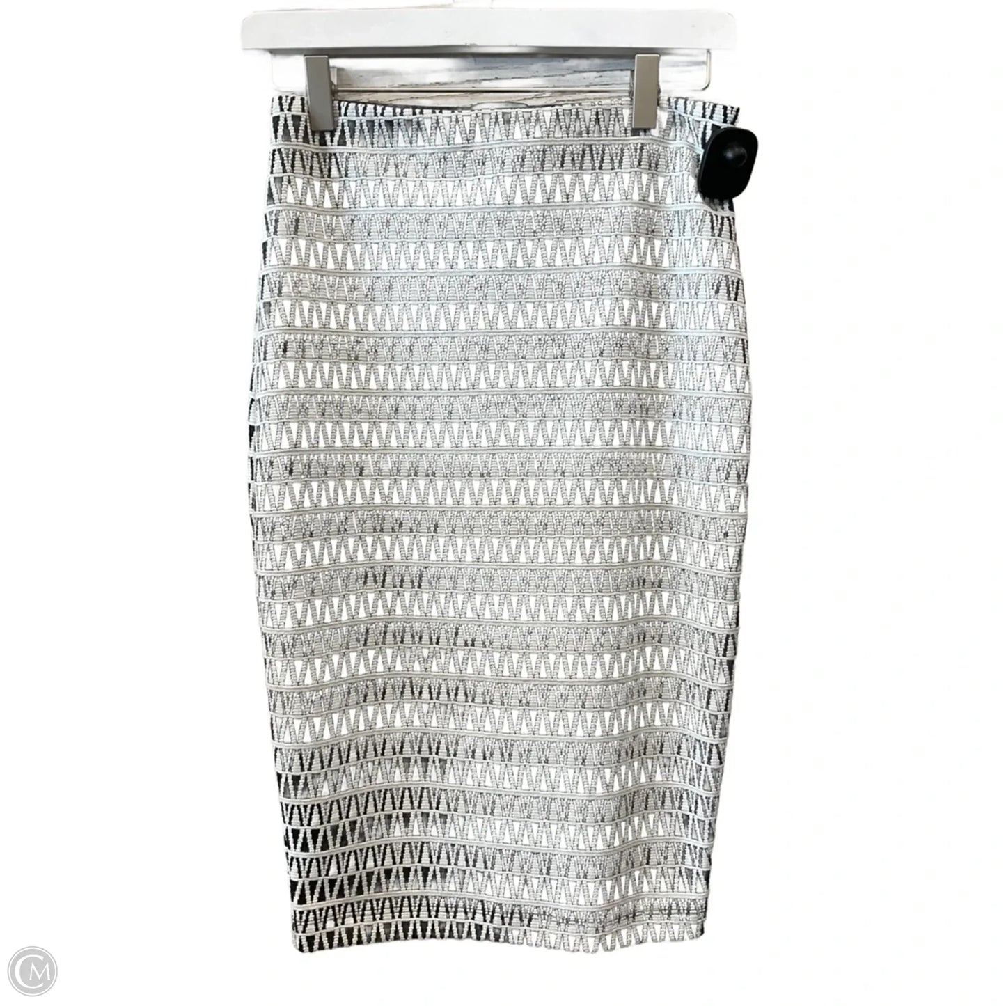 Skirt Mini & Short By Express In Black & White, Size: Xs