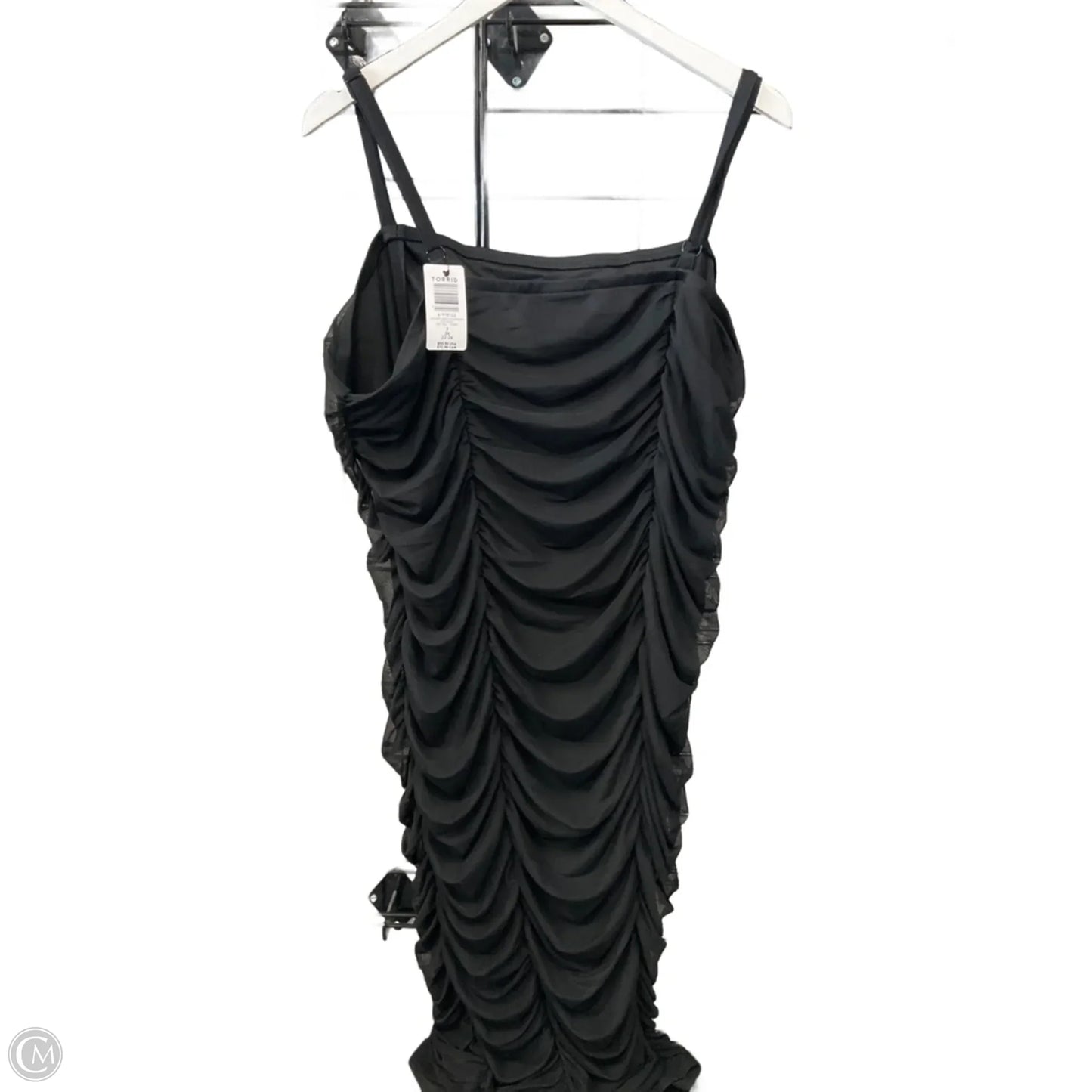 Dress Party Midi By Torrid In Black, Size: 3x