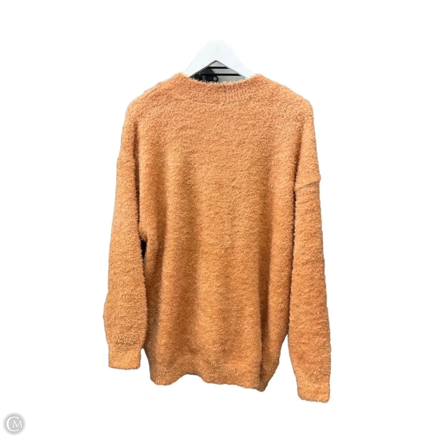 Sweater Cardigan By Falls Creek In Tan, Size: 1x