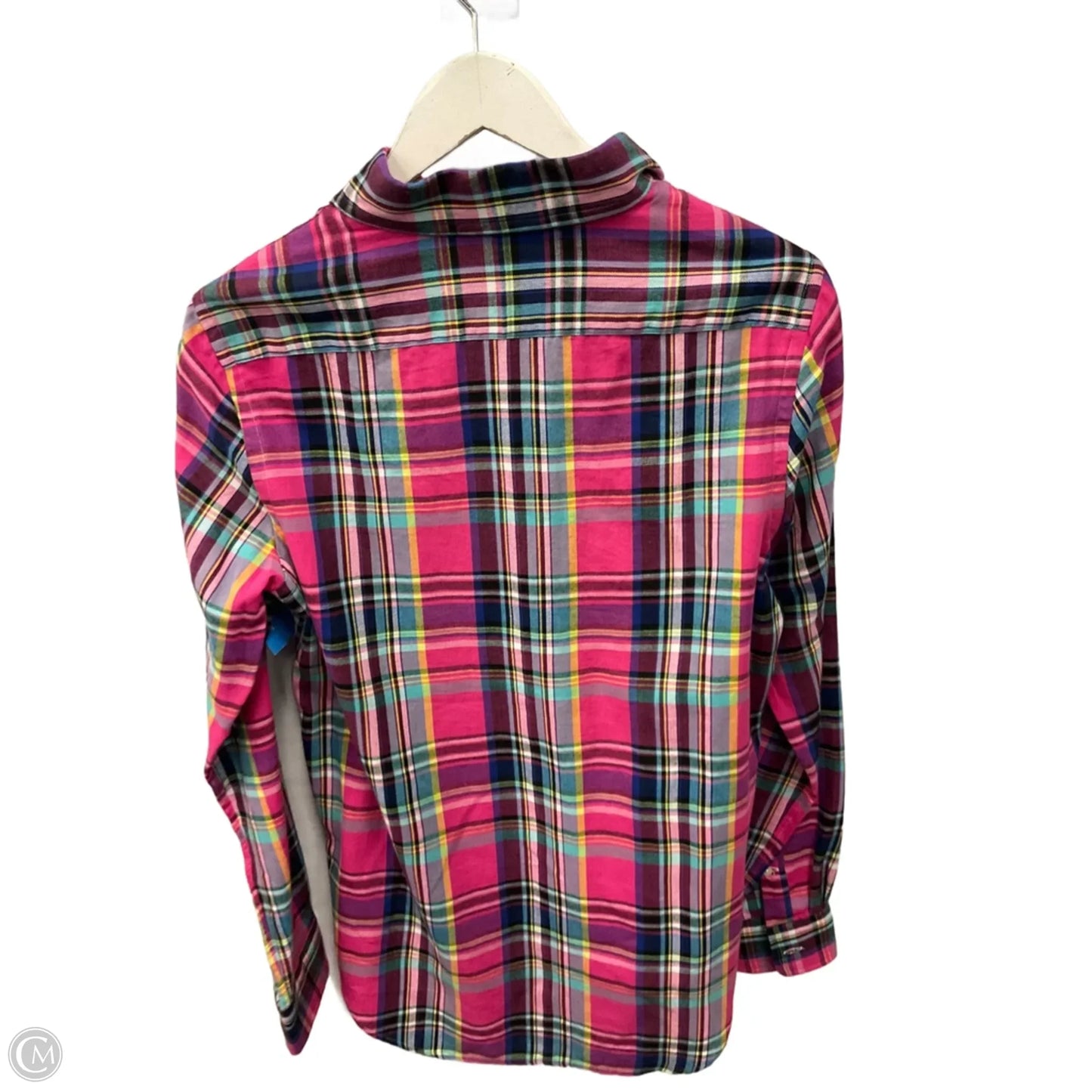 Top Long Sleeve By Lauren By Ralph Lauren In Multi-colored, Size: M