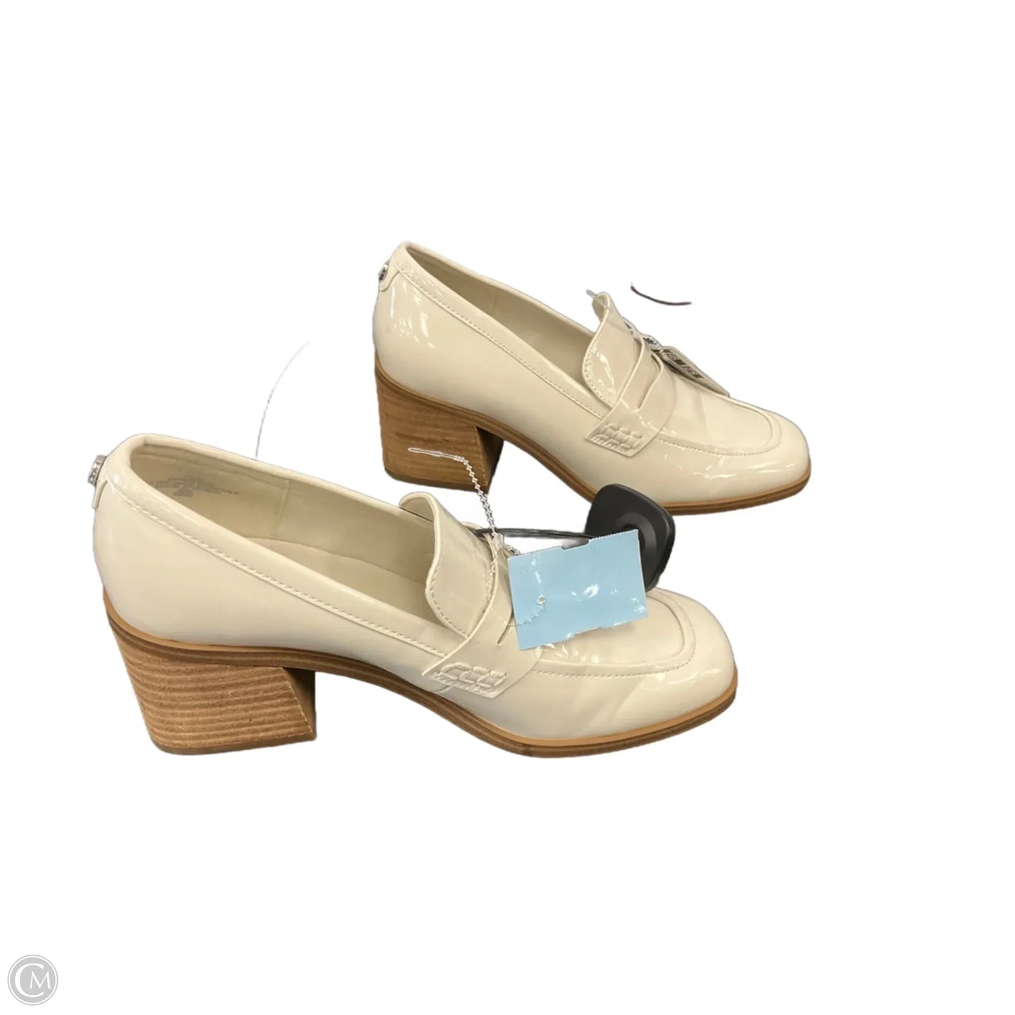 Shoes Heels Block By Marc Fisher In White, Size: 7.5