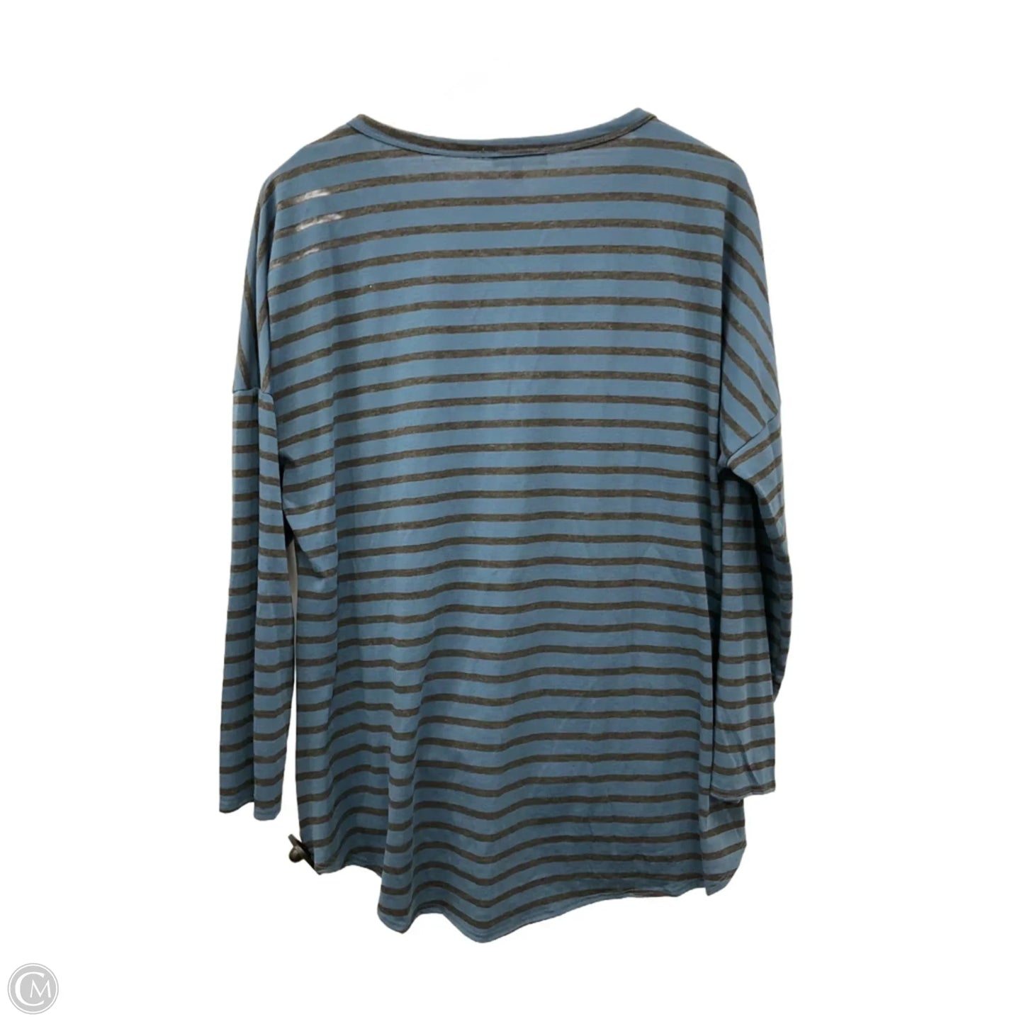 Top Long Sleeve By Sweet Lovely In Blue, Size: 1x