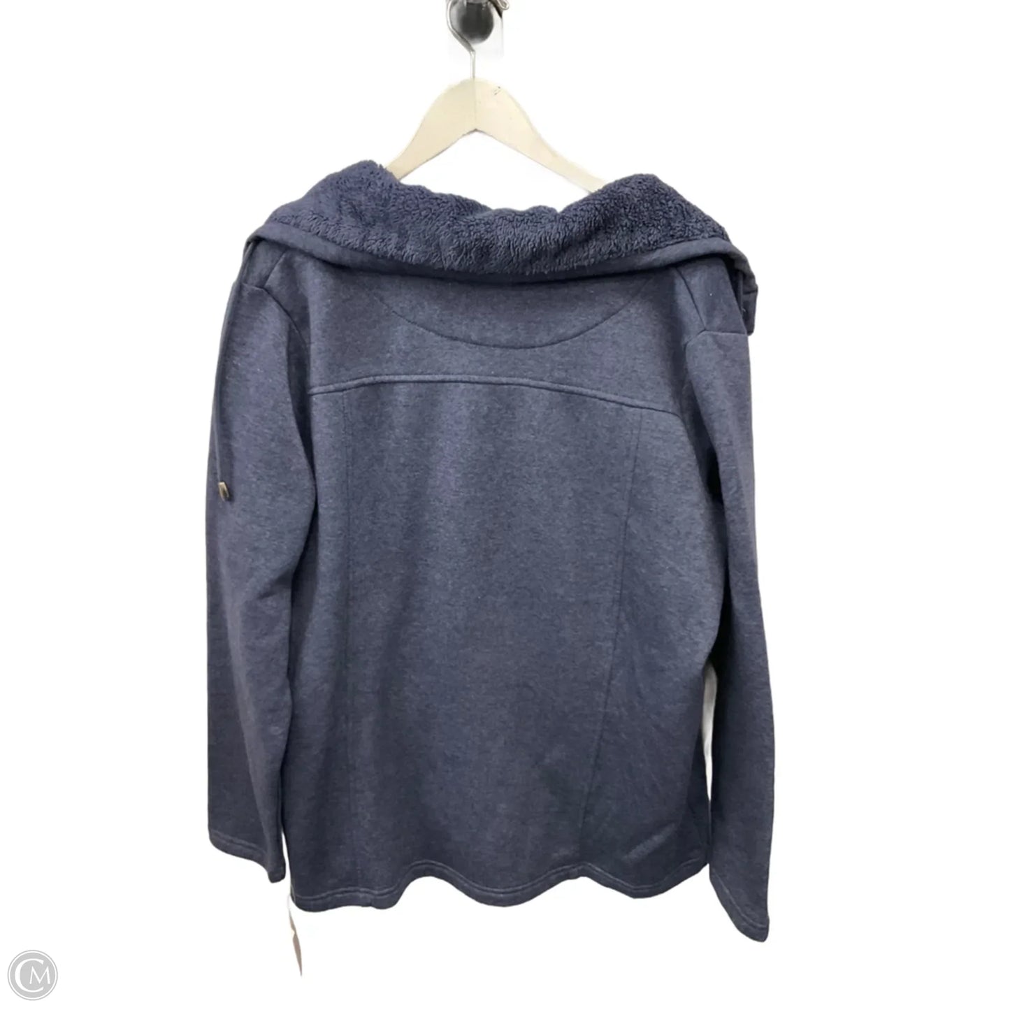 Jacket Fleece By Falls Creek In Navy, Size: 2x