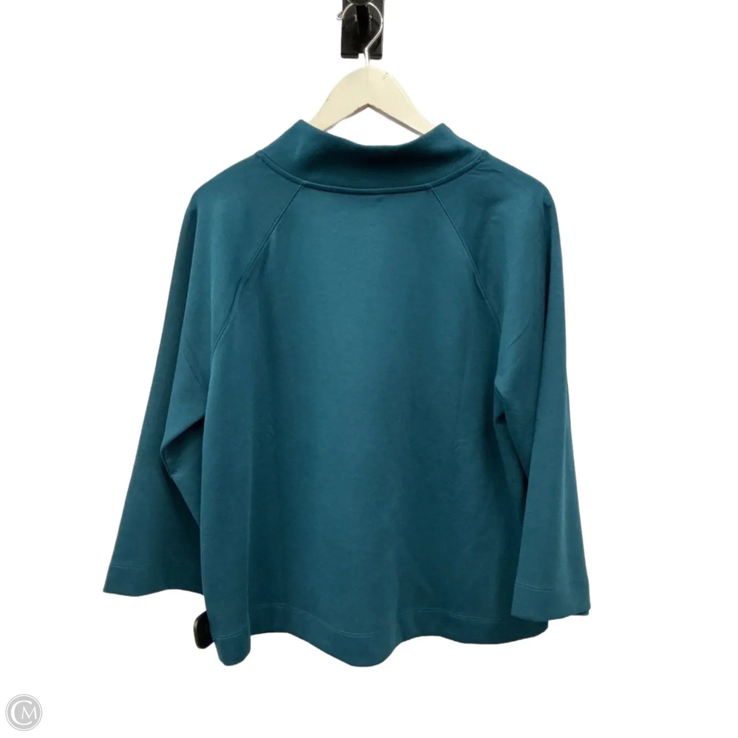 Top Long Sleeve By J. Jill In Teal, Size: L