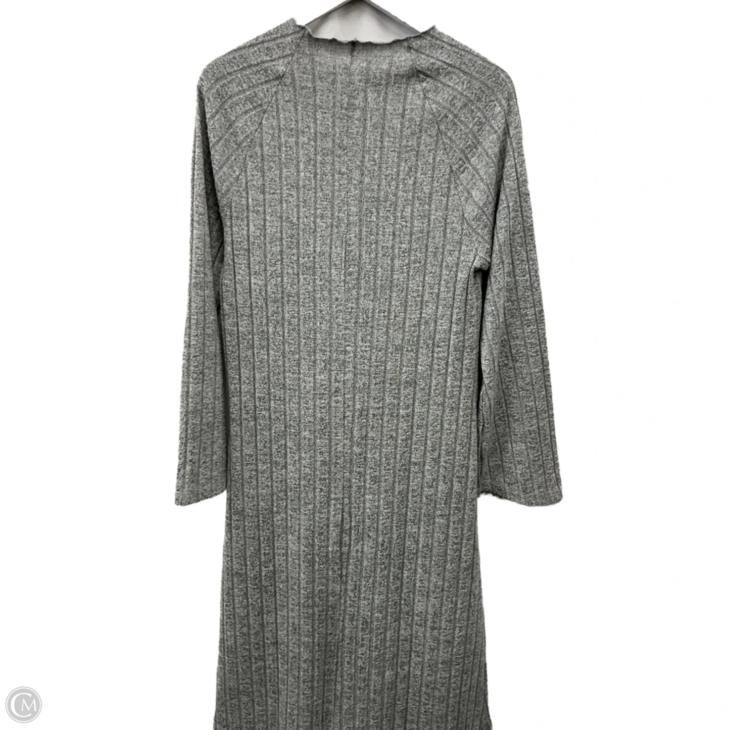 Dress Casual Maxi By Top Shop In Grey, Size: M