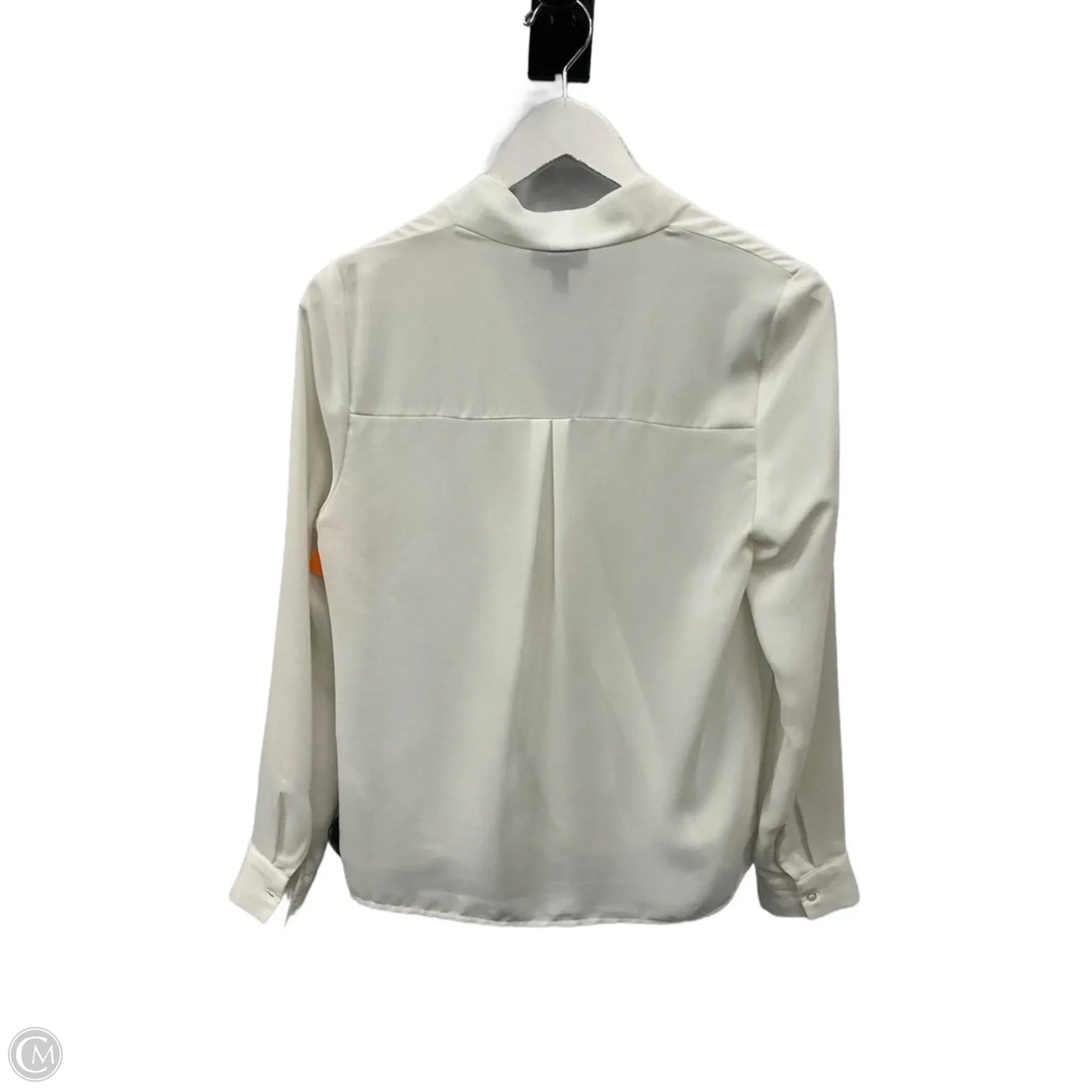 Top Long Sleeve By Top Shop In White, Size: S