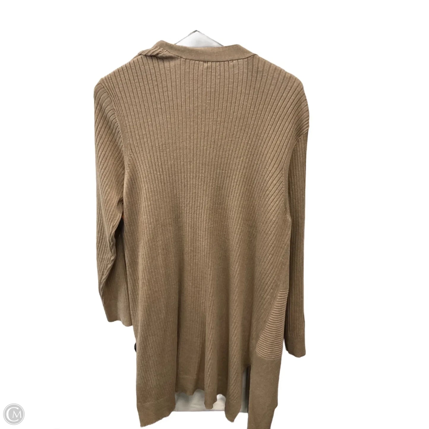 Sweater Cardigan By Clothes Mentor In Beige, Size: 2x