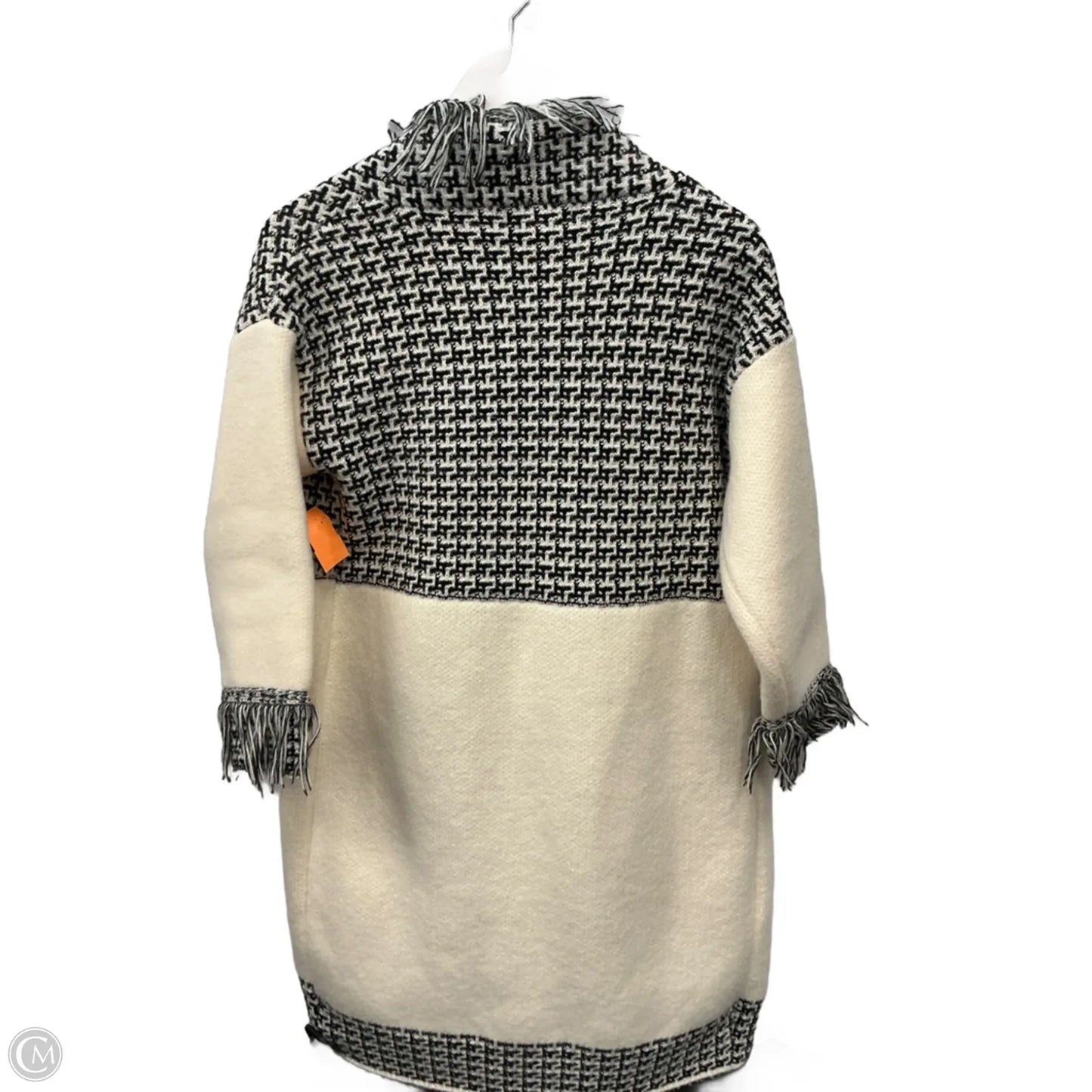 Sweater Cardigan By Clothes Mentor In Cream, Size: S