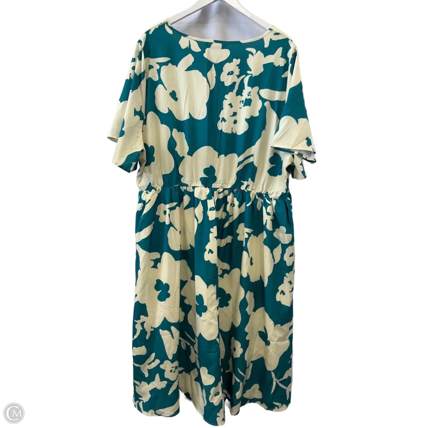 Dress Casual Midi By Bloomchic In Green, Size: 3x