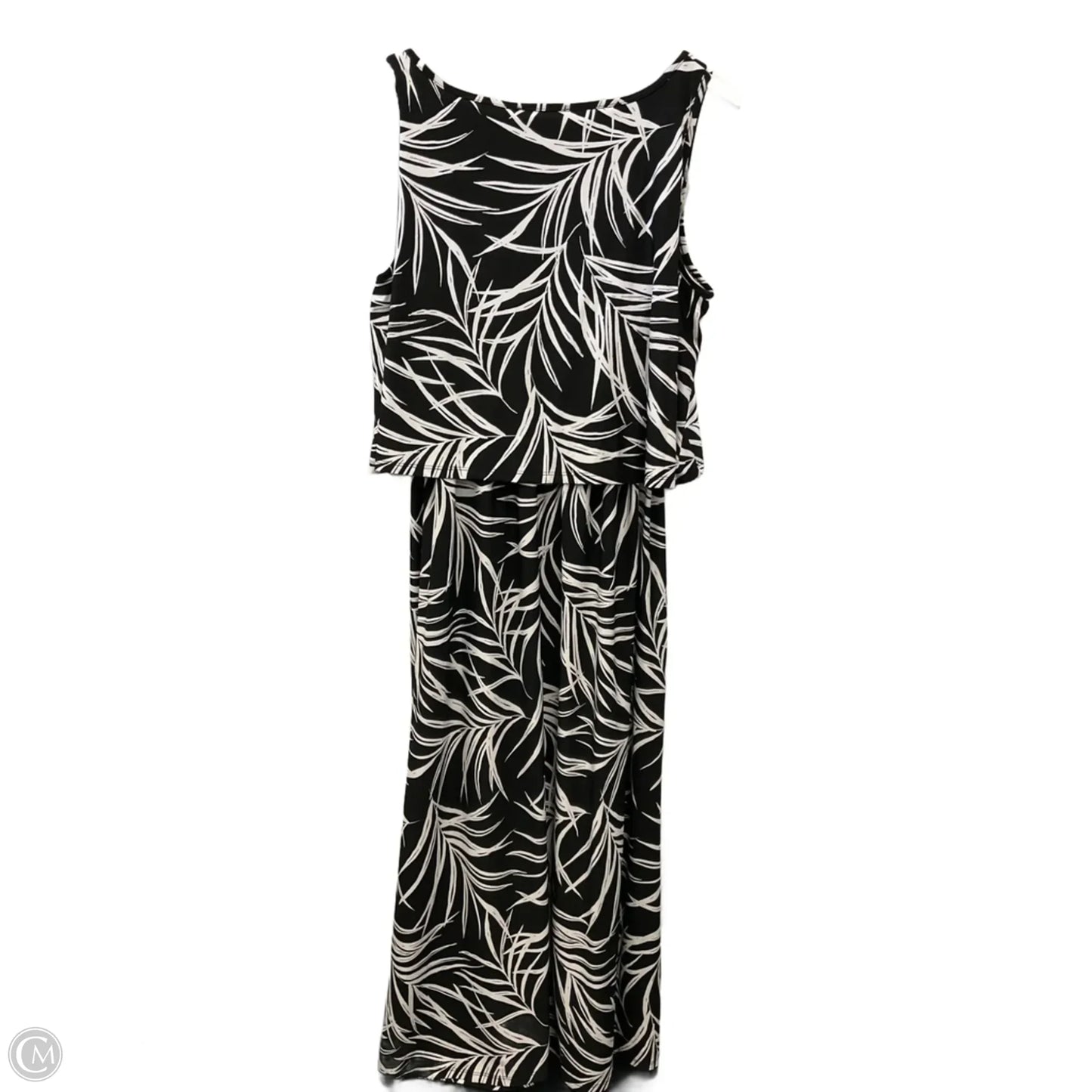 Dress Casual Midi By Cme In Black & White, Size: Xl