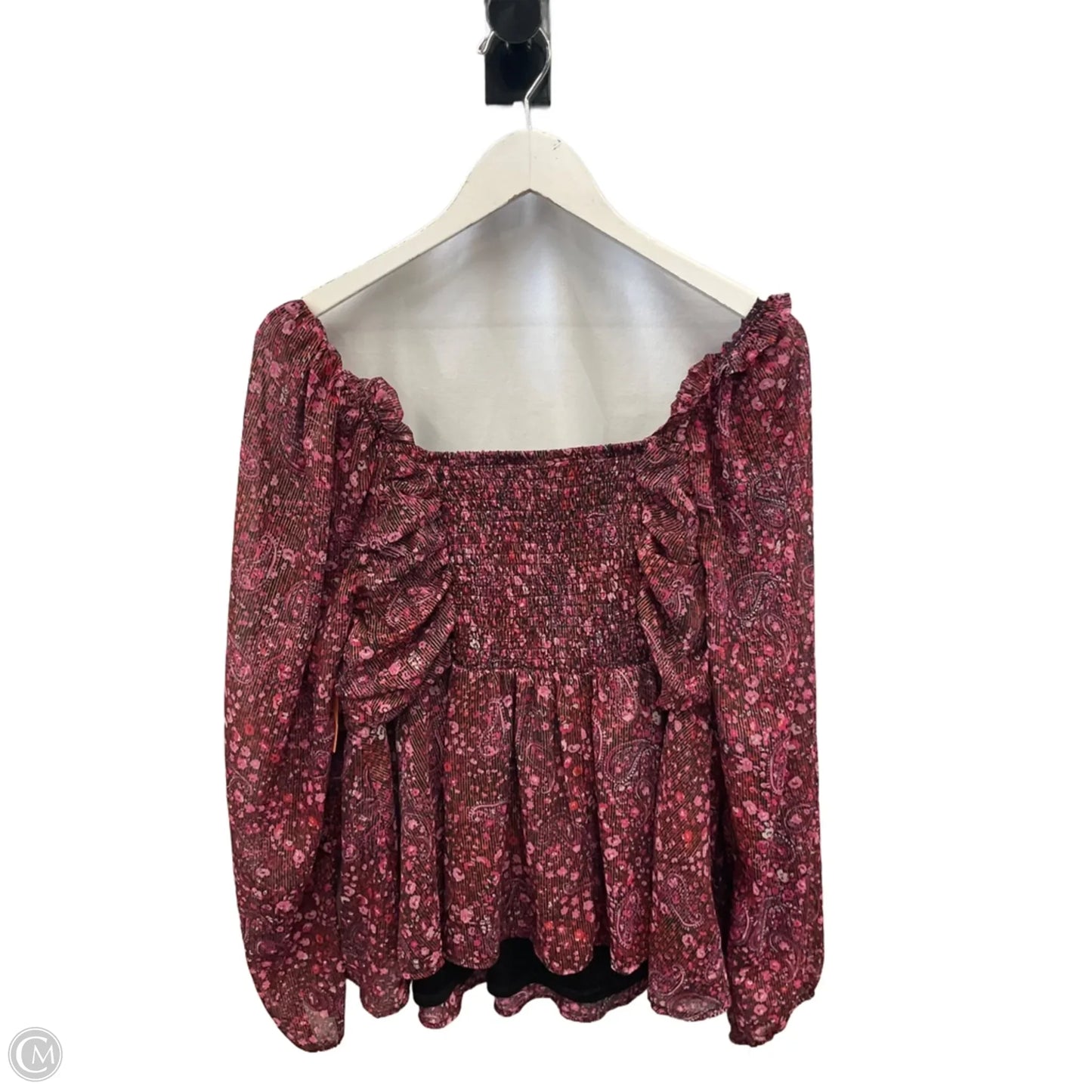 Top Long Sleeve By Torrid In Pink, Size: 1x
