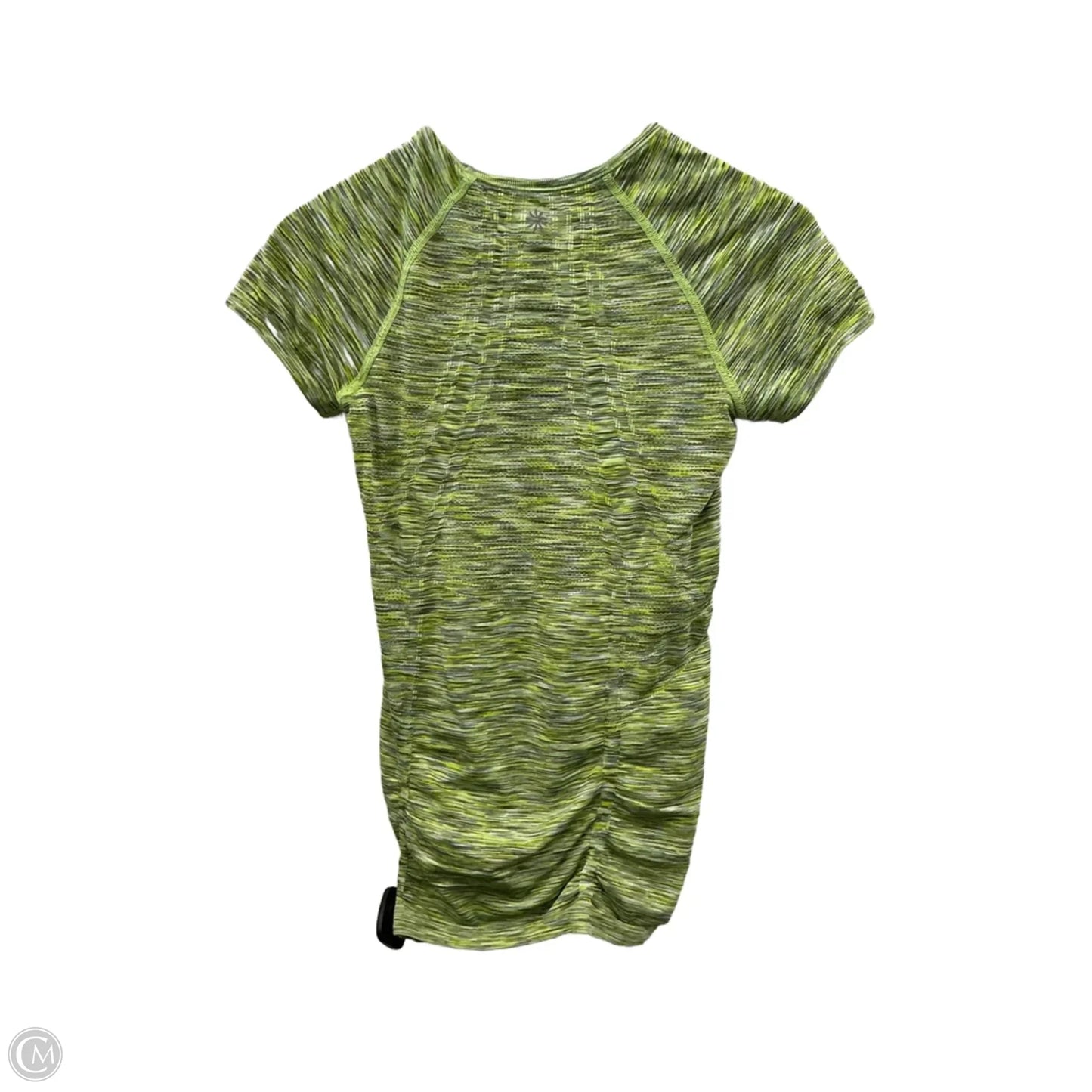Athletic Top Short Sleeve By Athleta In Green, Size: S