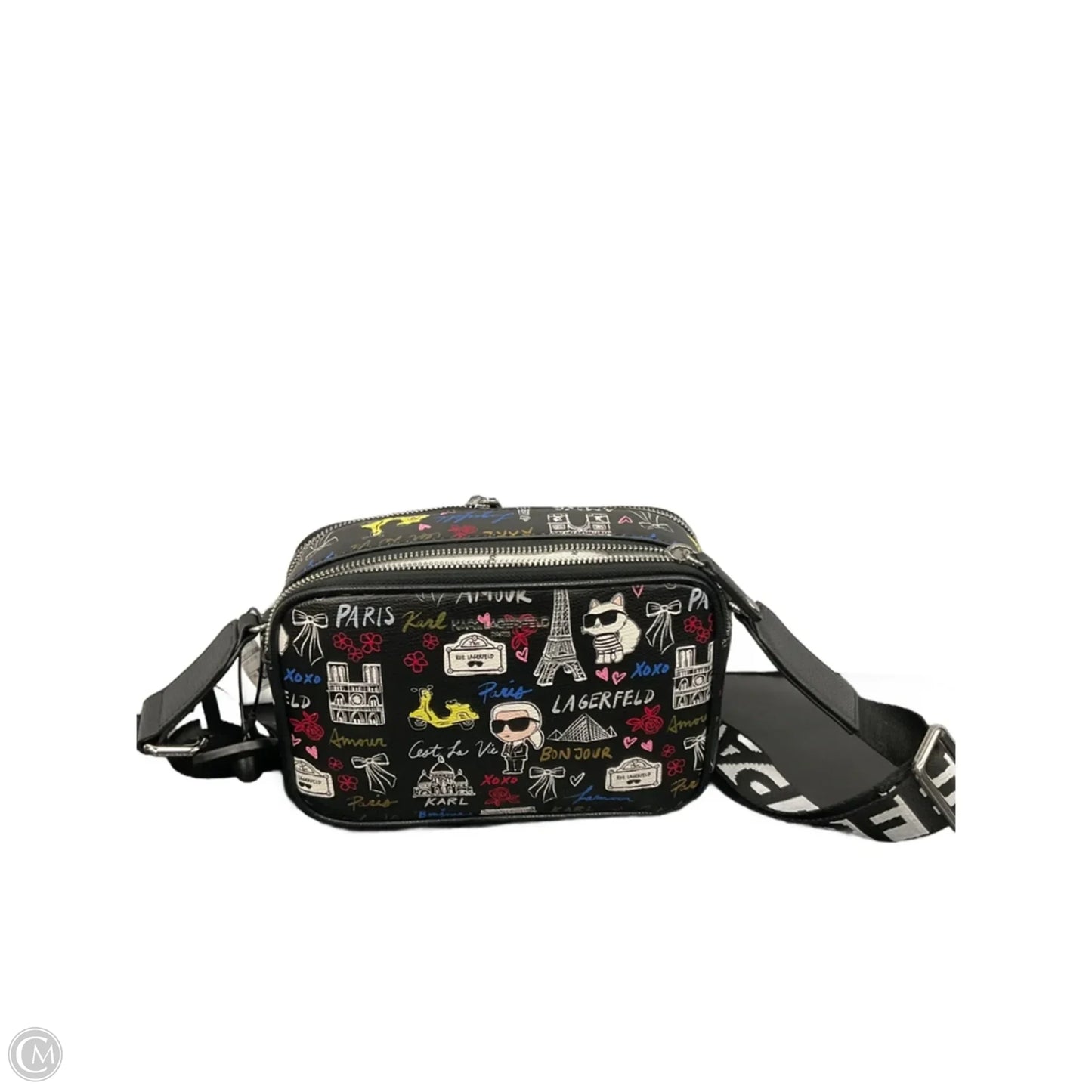 Crossbody Designer By Karl Lagerfeld, Size: Small