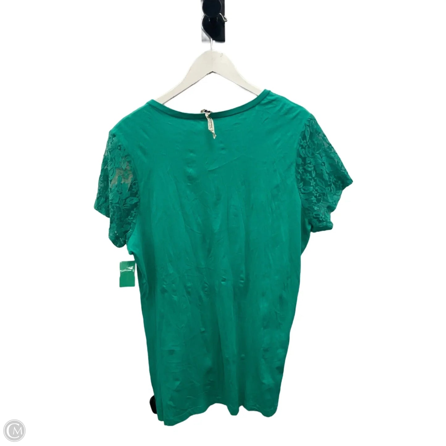 Top Short Sleeve By Seven 7 In Green, Size: Xl