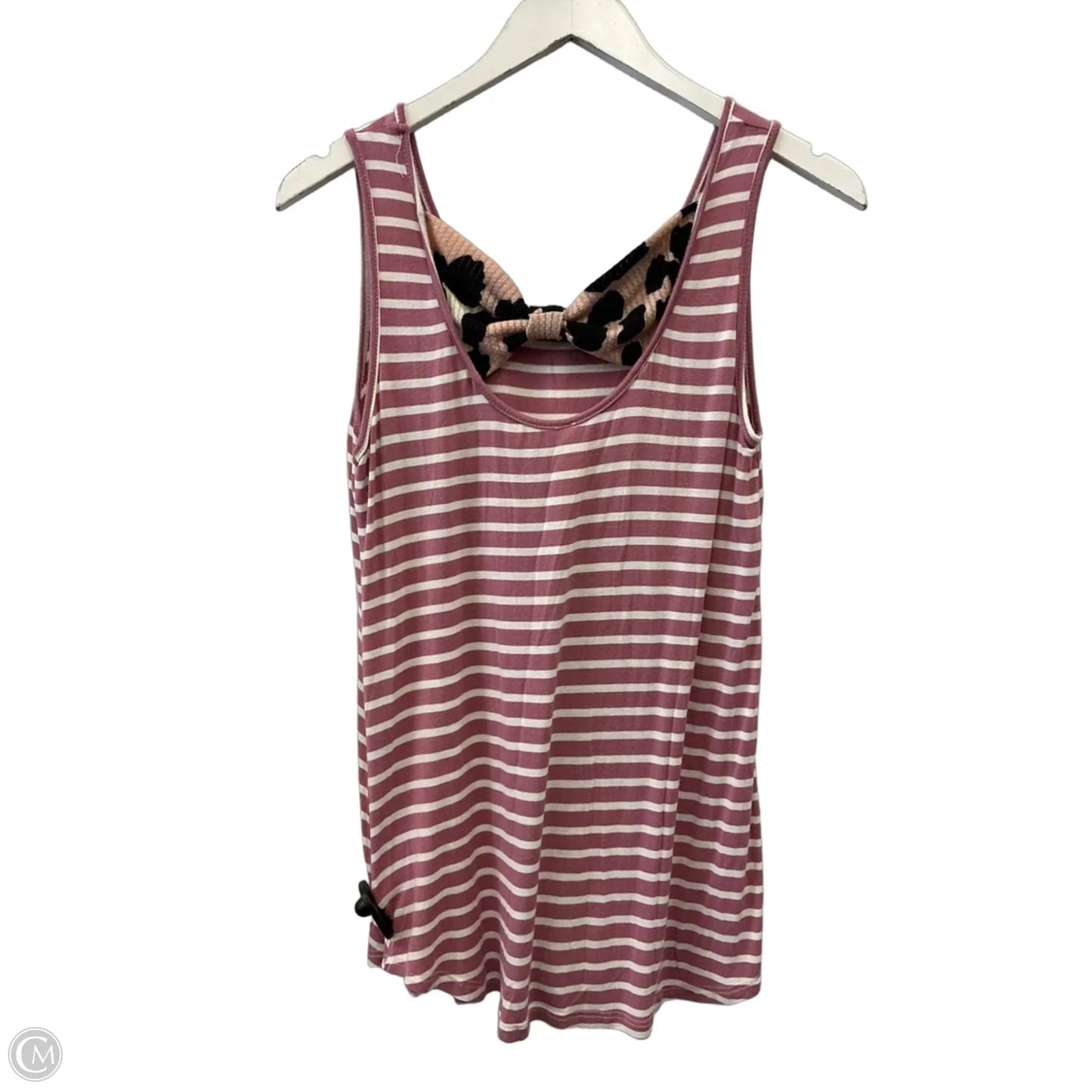 Top Sleeveless By Celeste In Pink, Size: L