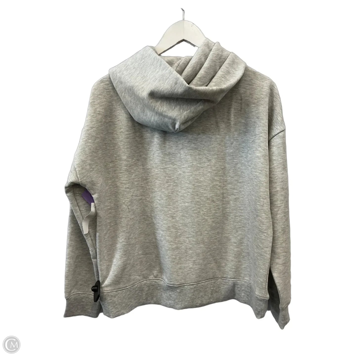 Sweatshirt Hoodie By Athletic Works In Grey, Size: M