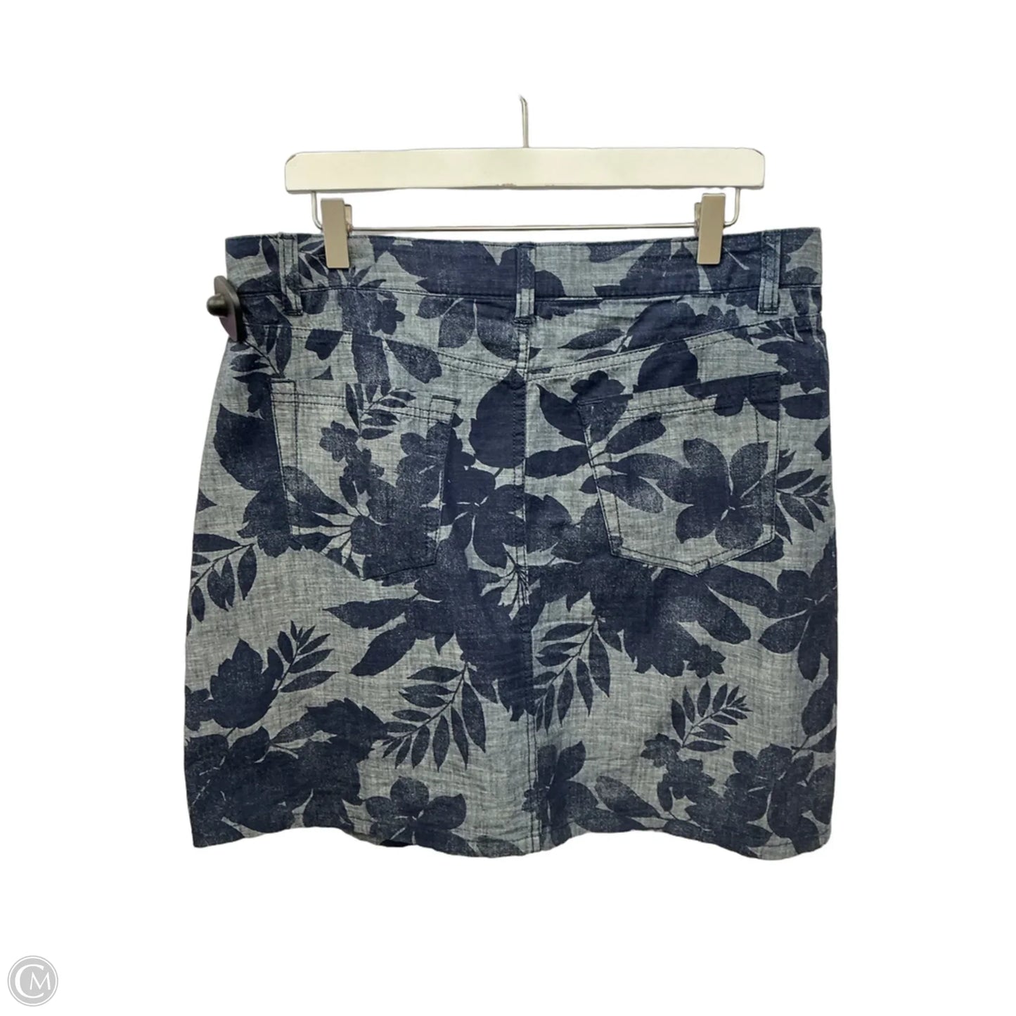 Skort By Croft And Barrow In Blue, Size: 14