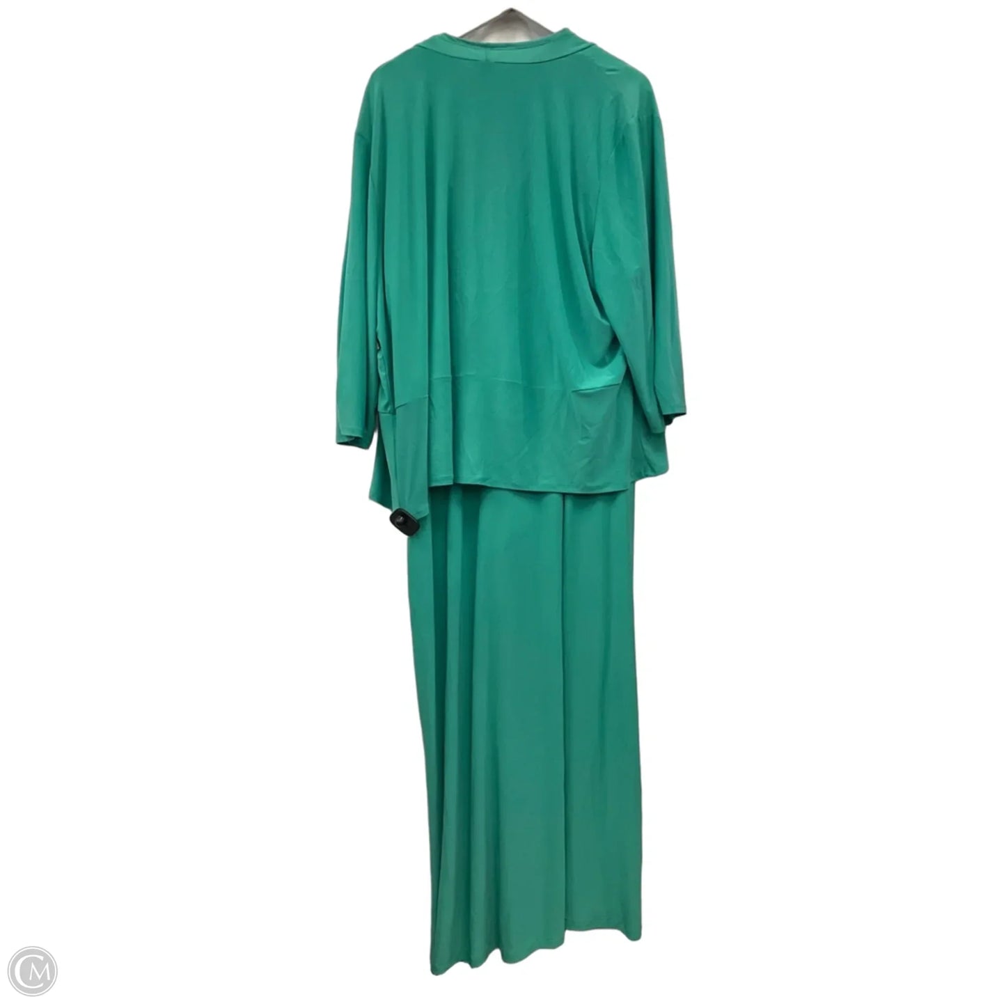 Dress Set 2pc By Iman Hsn In Green, Size: 3x