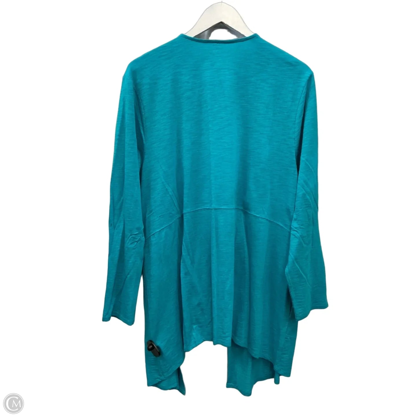 Cardigan By Chicos In Aqua, Size: Xl
